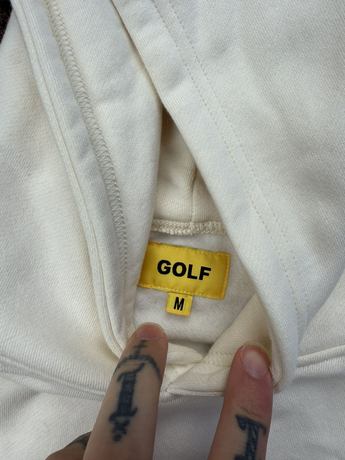 Golf Wang Golf Wang Cream Hoodie Sweatshirt Men’s Size M Tyler Creator Size US M / EU 48-50 / 2 - 6 Thumbnail