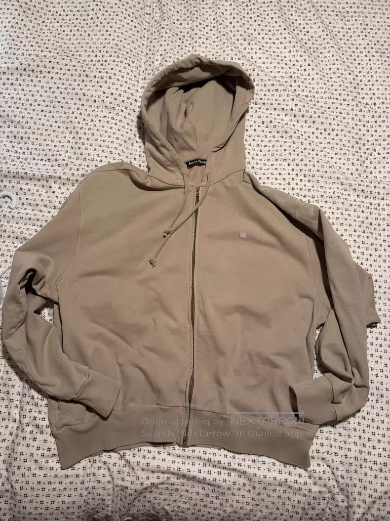 Other Acne Studios Face Expression Faded Zip-Up Hoodie Sweatshir Size US XL / EU 56 / 4 - 1 Thumbnail