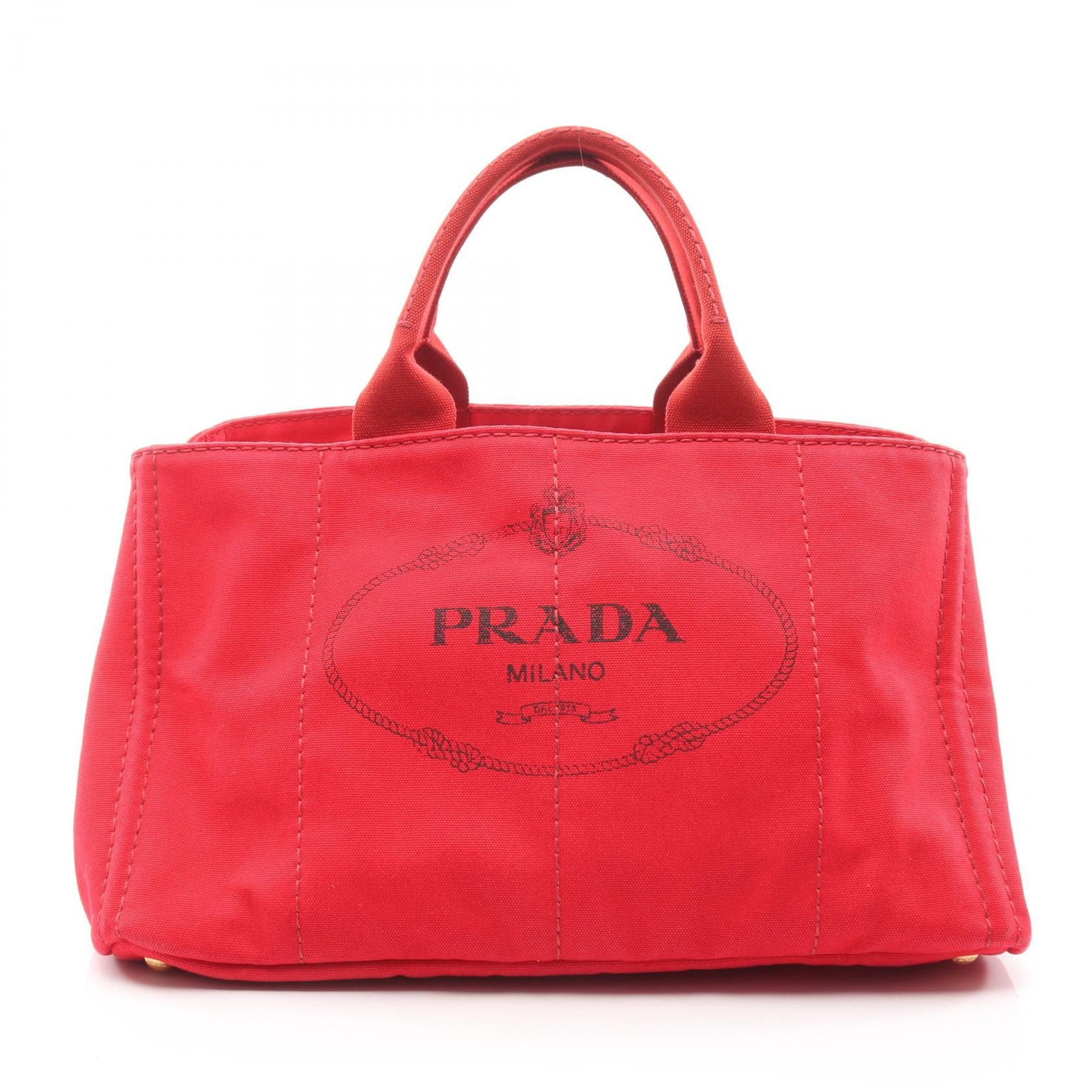 Prada Prada Prada CANAPA Tote Bag Textile Tote Bag DUTY FREE for USA Size ONE SIZE - 1 Thumbnail