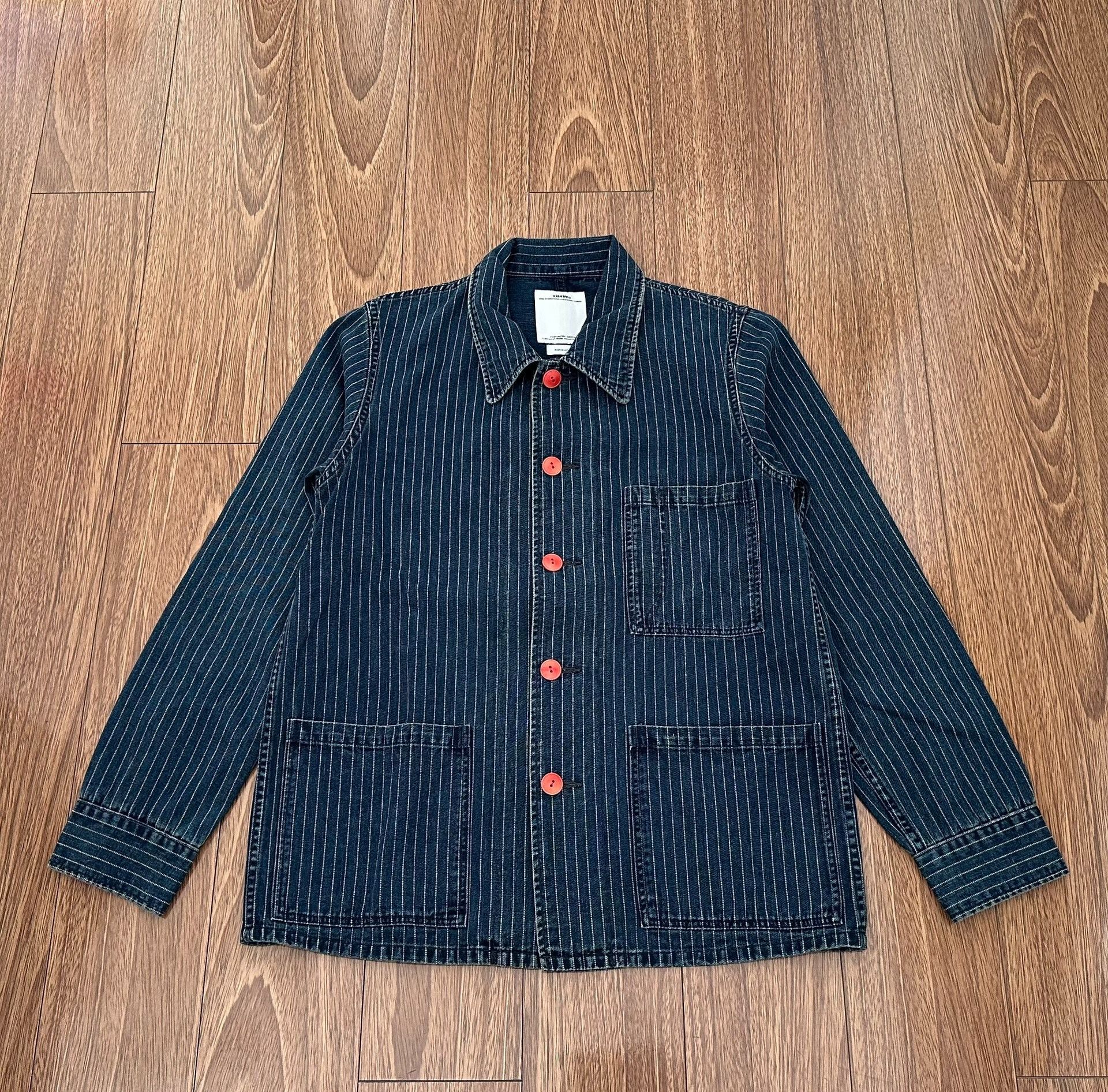 Visvim visvim travail coverall wabash indigo jacket Size US M / EU 48-50 / 2 - 1 Thumbnail
