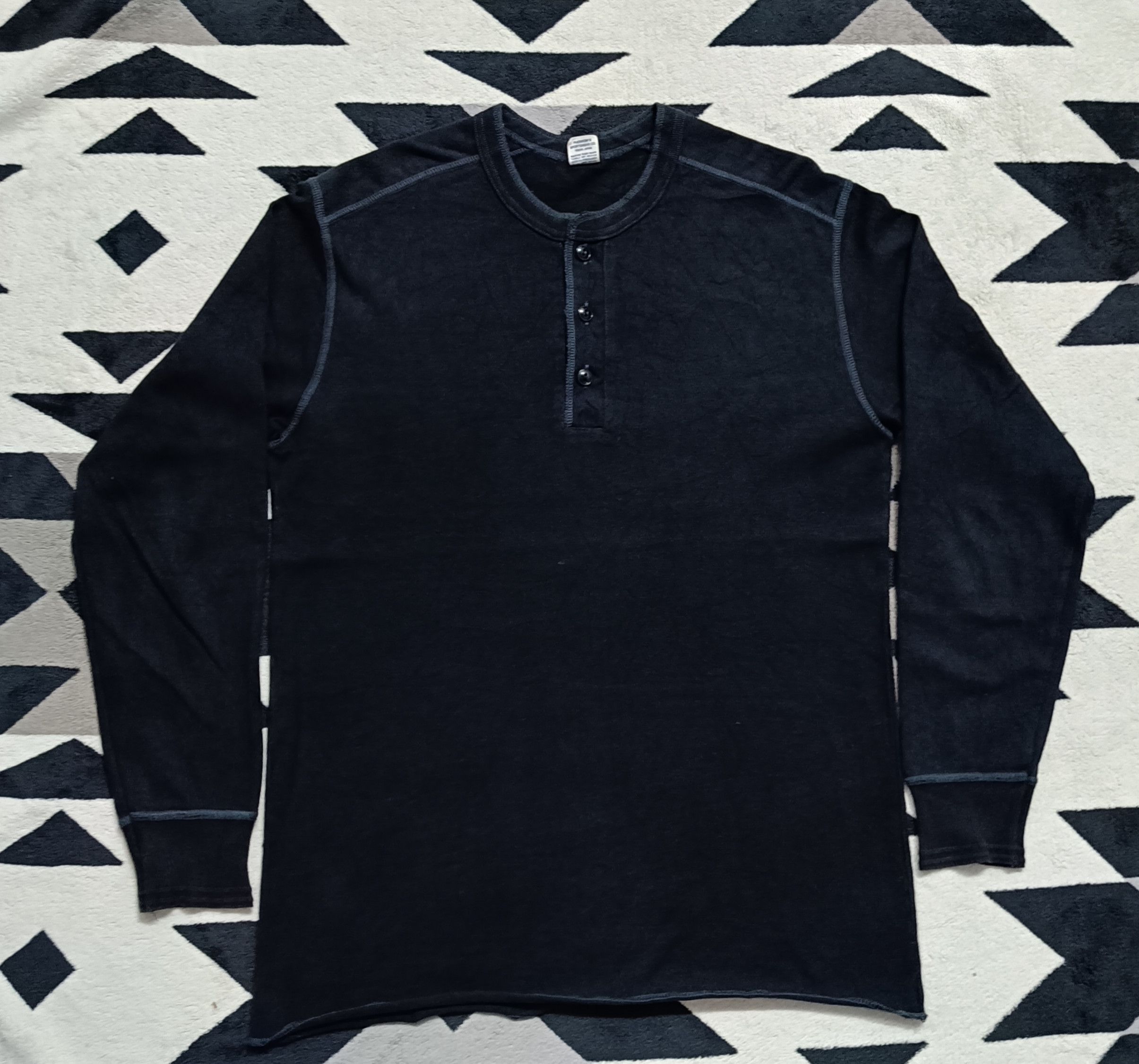 Pherrow's 🔥🔥 Pherrow's Henley Neck Model Classic Long Sleeve Tee Size US L / EU 52-54 / 3 - 2 Thumbnail