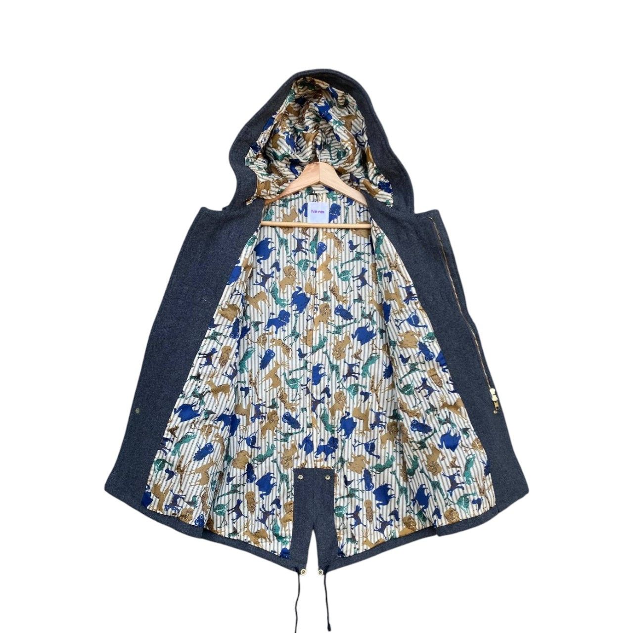 Ne-Net Né-net Issey Miyake Japan Designer Wool Toggle Duffle Coat Size US M / EU 48-50 / 2 - 8 Thumbnail