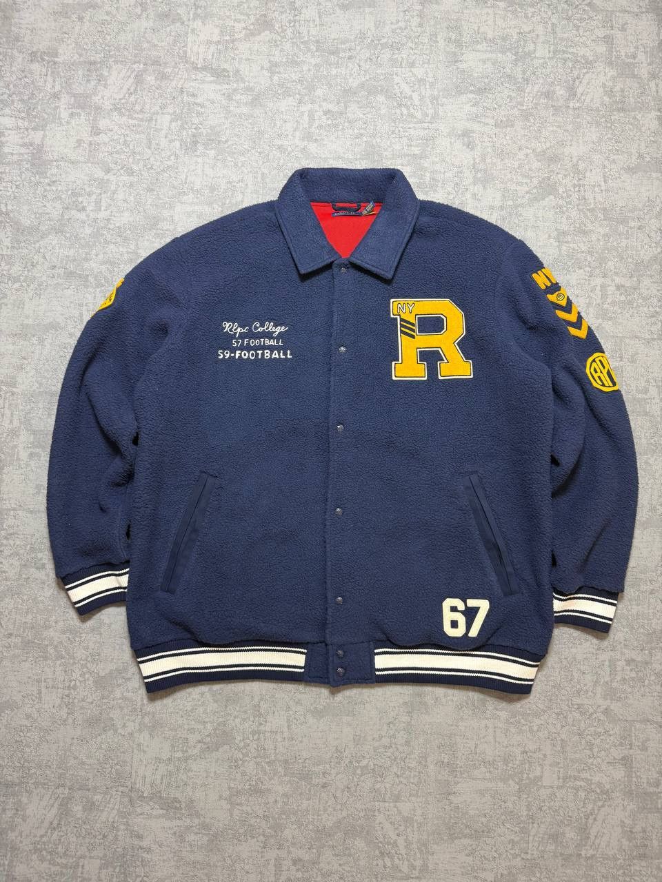 Polo Ralph Lauren POLO RALPH LAUREN Pile Fleece Jacket Size US XXL / EU 58 / 5 - 2 Thumbnail