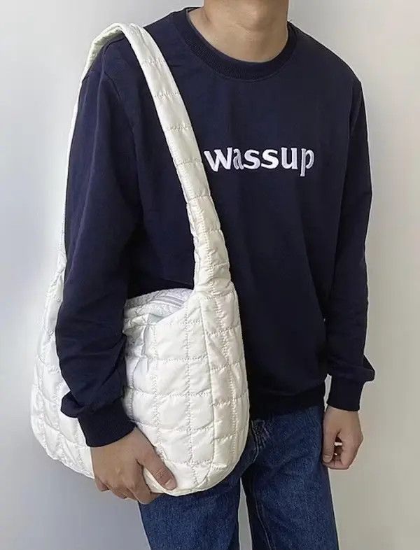 Japanese Brand Fashion y2k quilted shoulder messenger bag vintage Size ONE SIZE - 2 Thumbnail
