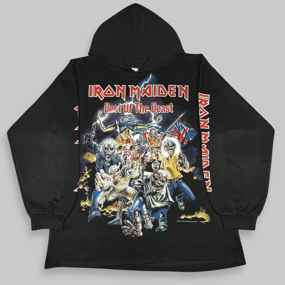 Band Tees Vintage 1996 Iron Maiden ‘The Best of the Beast’ Euro Hoodie Size US XL / EU 56 / 4 - 2 Thumbnail