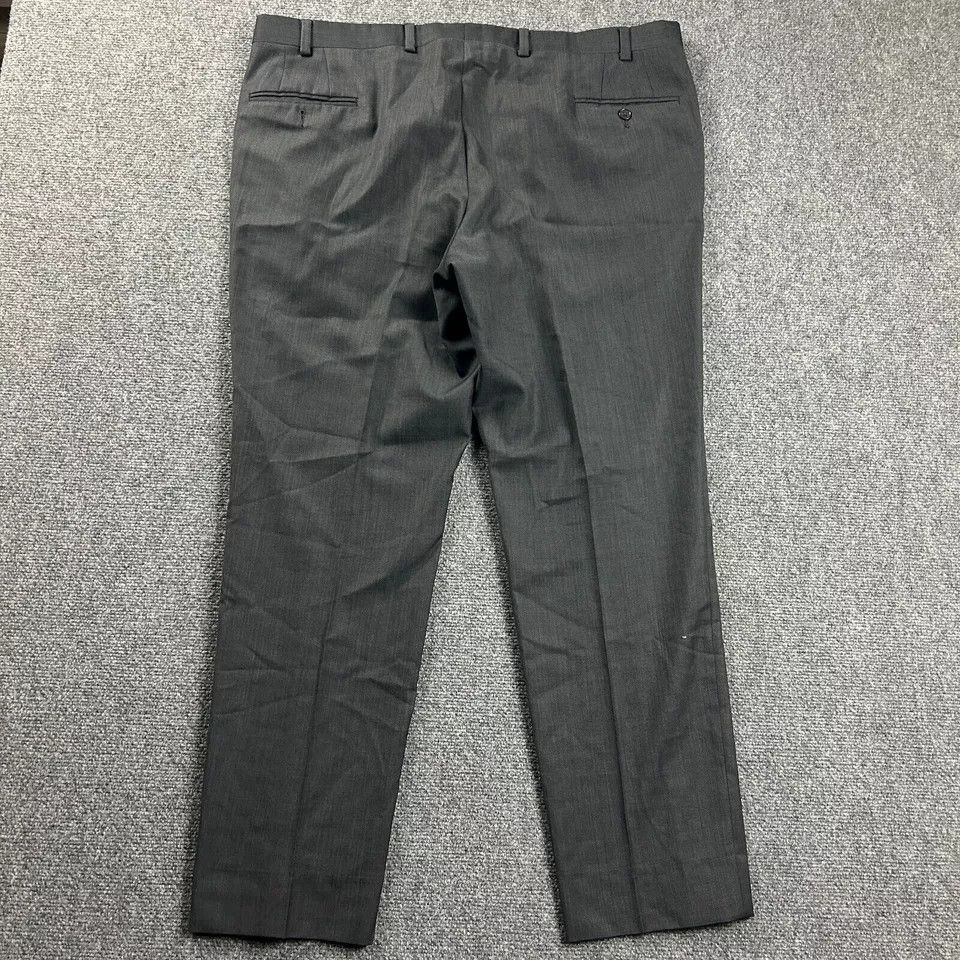 Ted Baker Ted Baker Pants Mens 40R 32" Inseam Gray Slacks Tapered Leg Size US 40 / EU 56 - 5 Thumbnail