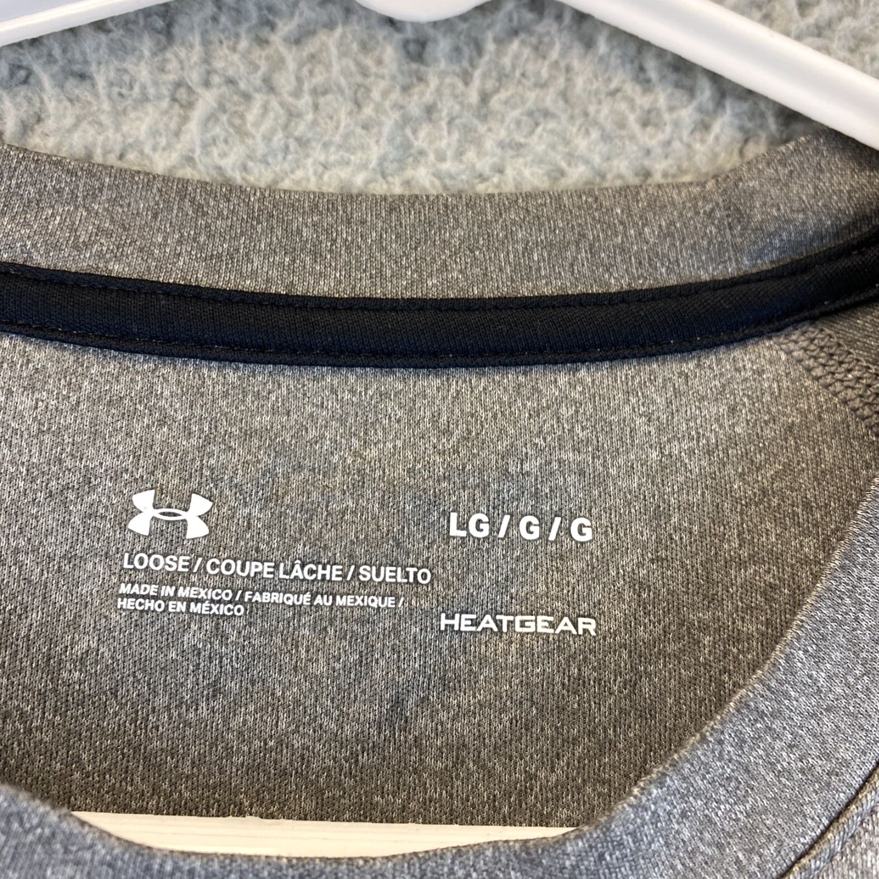 Under Armour Under Armour Shirt Men L Dri-Fit Gray Short Sleeve Crew Pullover Athletic Basic Outdoor Athleisure 68-20 Mens Size US L / EU 52-54 / 3 - 3 Thumbnail