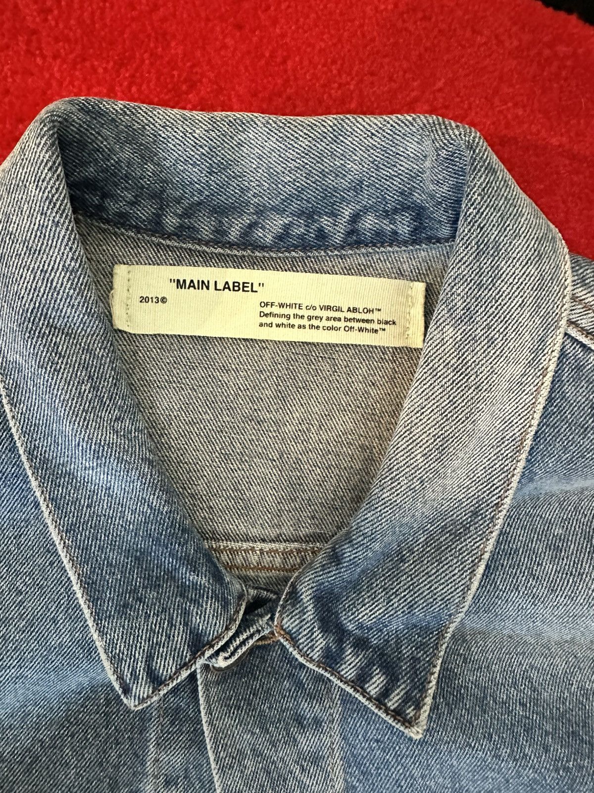 Off-White Off-White Spray Paint Denim Jacket Size US M / EU 48-50 / 2 - 4 Thumbnail