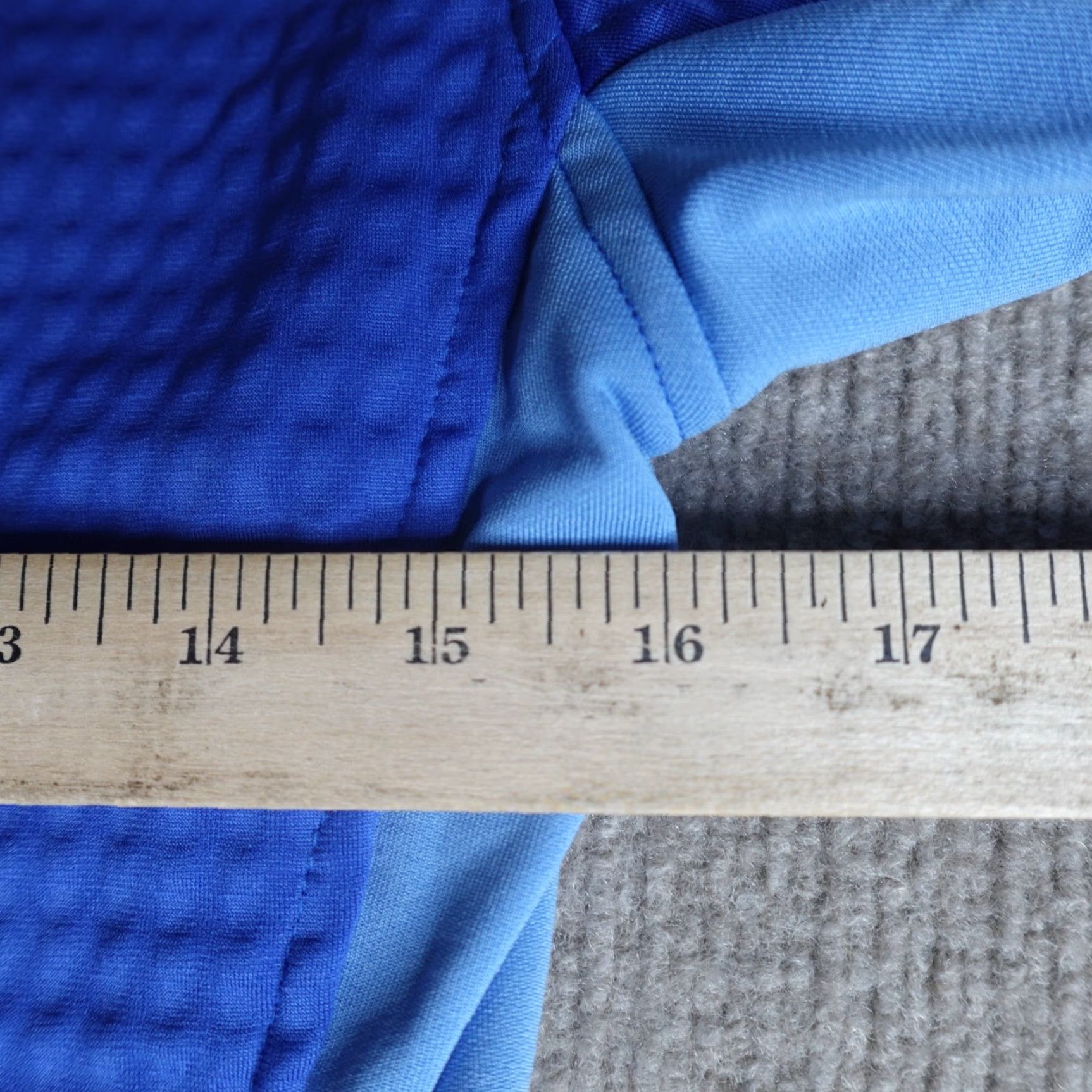 Nike Nike Womens Sweater Small Blue 1/2 Zip Sphere Thermal Waffle Pullover Mock Neck Activewear Running Womens Small Blue Nike Pullover Thermal Size S / US 4 / IT 40 - 7 Thumbnail