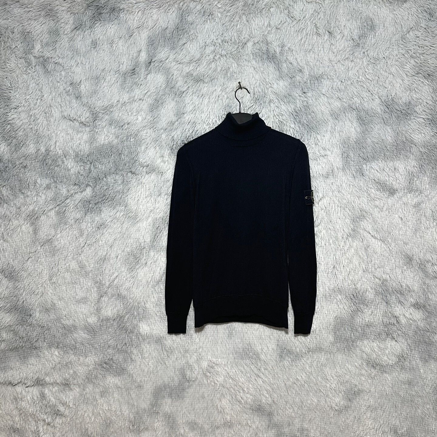 Stone Island black high-neck knit sweater from Stone Island Size US S / EU 44-46 / 1 - 1 Thumbnail
