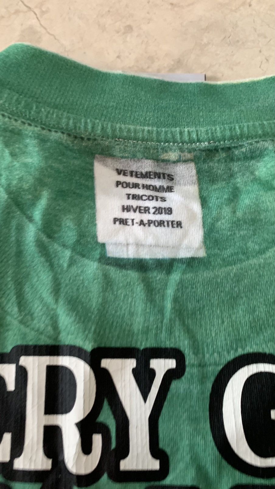Vetements Vetements rare I love Sluts Tromphe l'oeill print LS tee Size US XXL / EU 58 / 5 - 7 Thumbnail