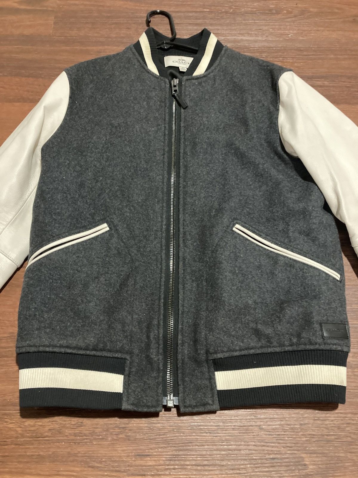 Coach Coach Mens Wool Leather Varsity Jacket Size US M / EU 48-50 / 2 - 12 Thumbnail