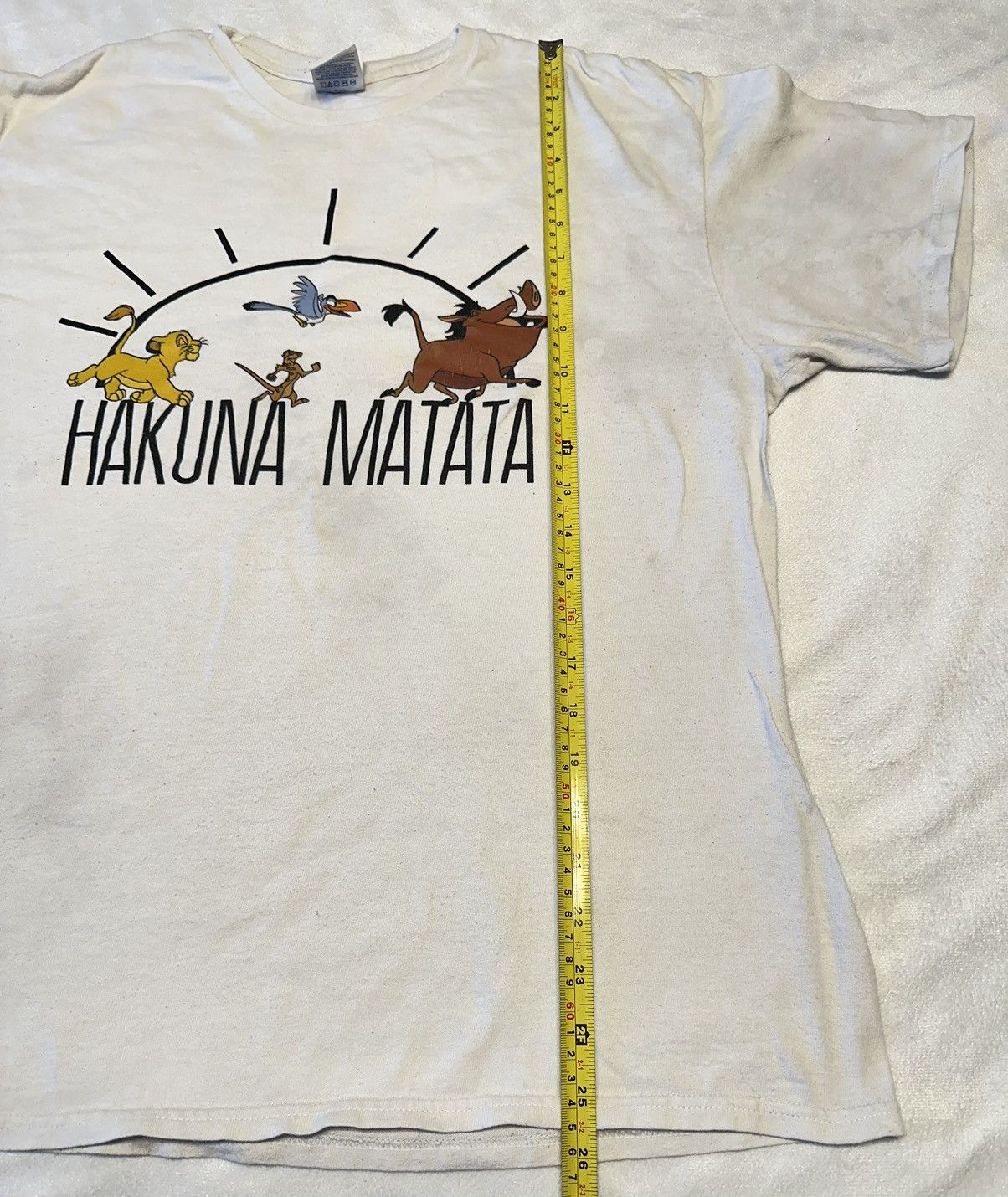 Delta × Vintage VTG Disney Lion King Hakuna Matata Shirt-Delta Pro-Large Size US L / EU 52-54 / 3 - 7 Thumbnail