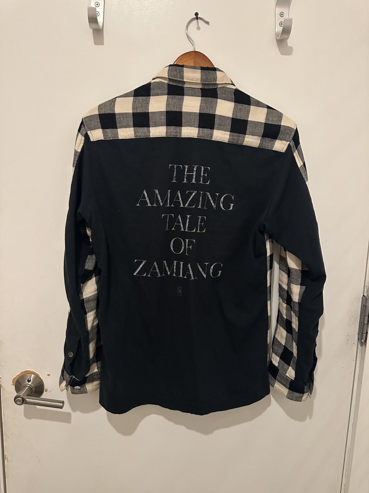 Japanese Brand Undercover "The Amazing Tale Of Zamiang" Flannel Shirt SS06 Size US M / EU 48-50 / 2 - 2 Thumbnail