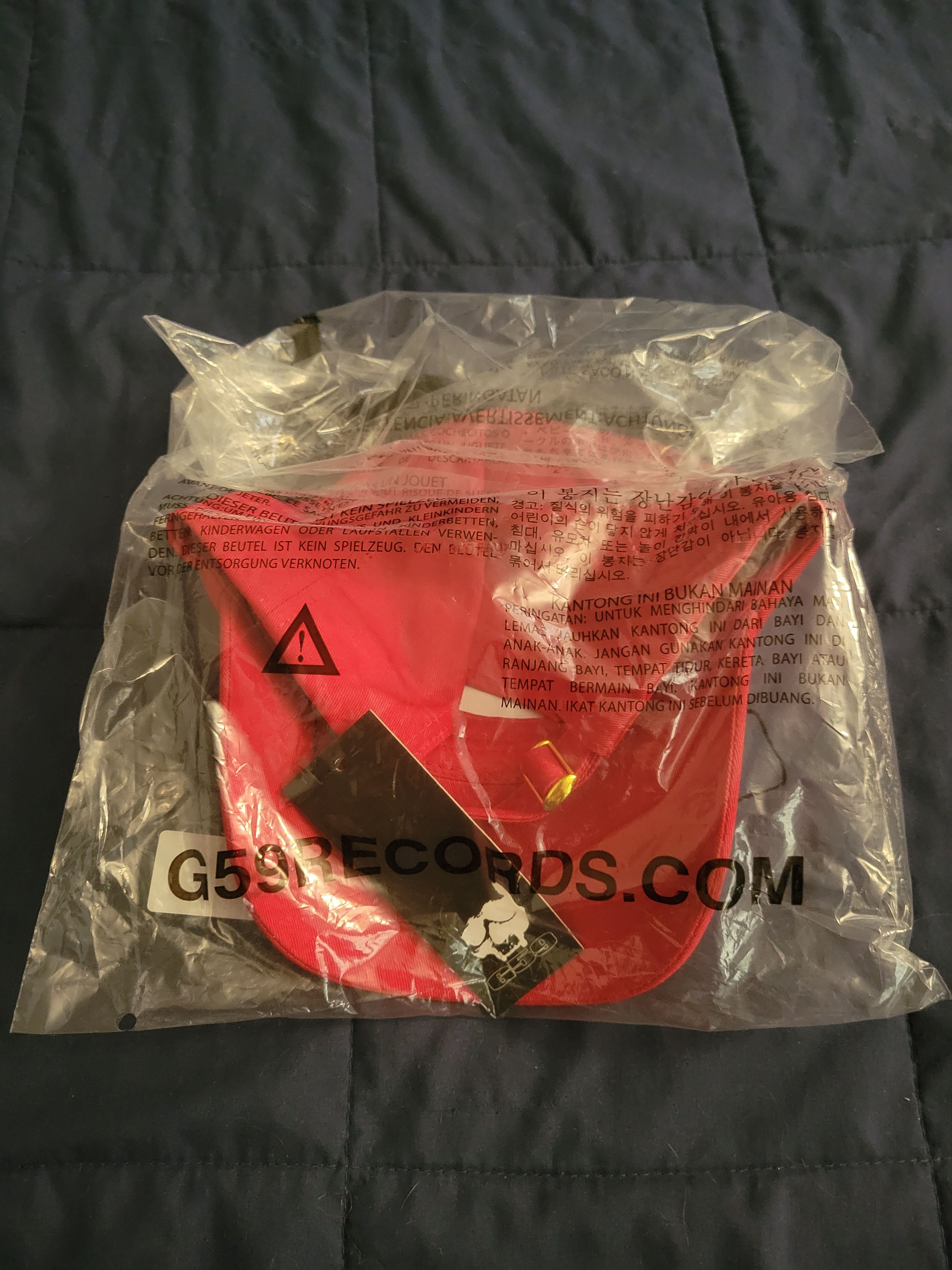 G59 Records G59 RED 2014 HAT CAP Size ONE SIZE - 2 Thumbnail