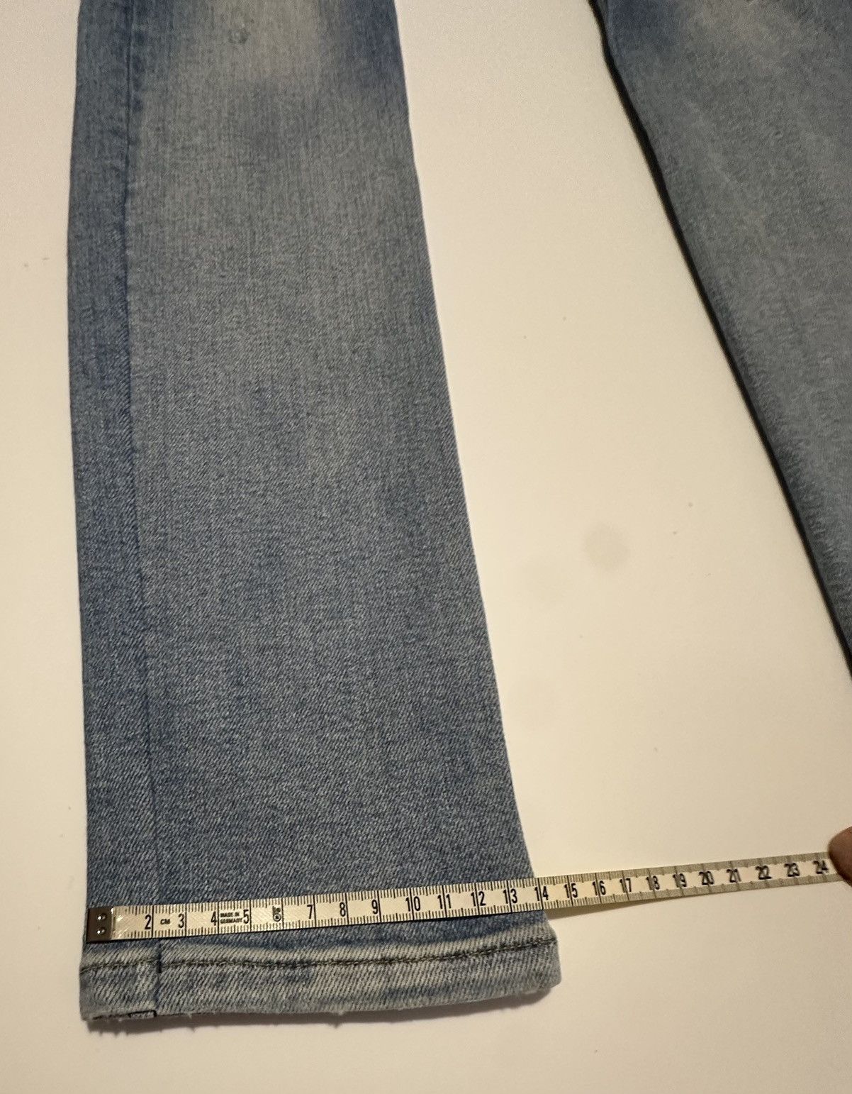 Allsaints All Saints Denim Cigarette Light Blue Size US 30 / EU 46 - 8 Thumbnail