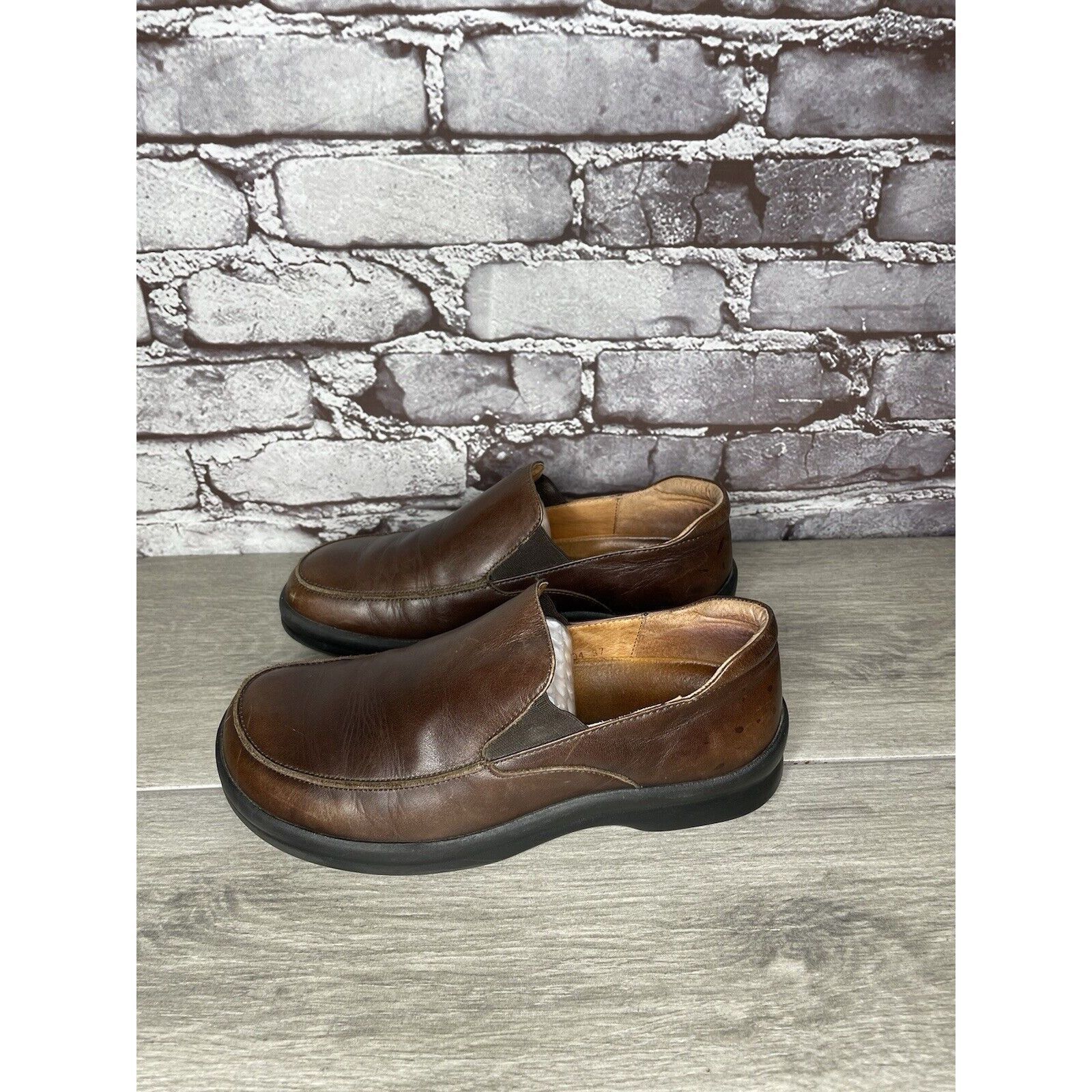 Birkenstock Footprints By Birkenstock Brown Leather Loafers Slip On Shoe Size US 6.5 / IT 36.5 - 9 Thumbnail