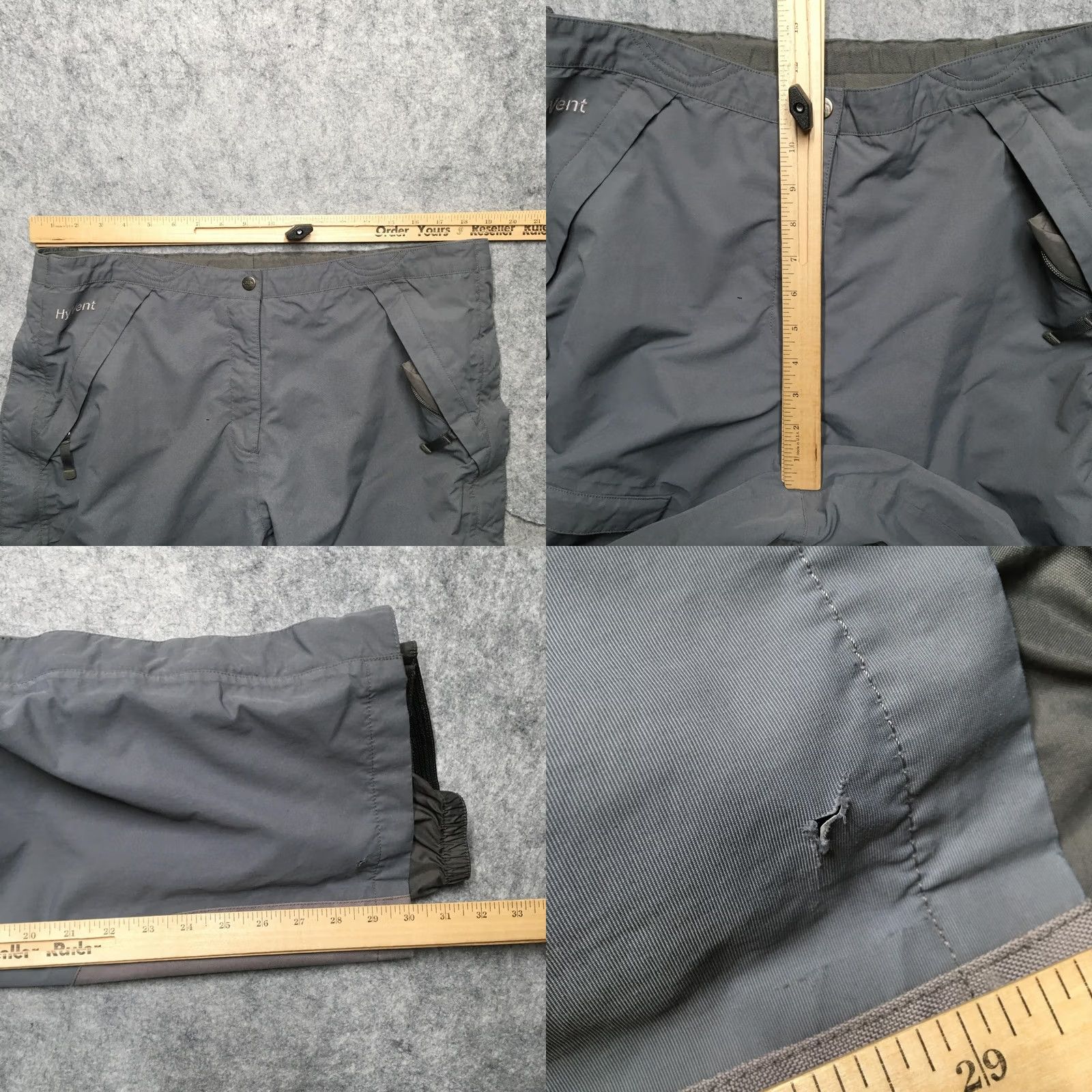 The North Face VINTAGE The North Face HyVent Snow Pants Womens XL Gray Ski Snowboard Insulated Size 40" / US 18 - 9 Thumbnail
