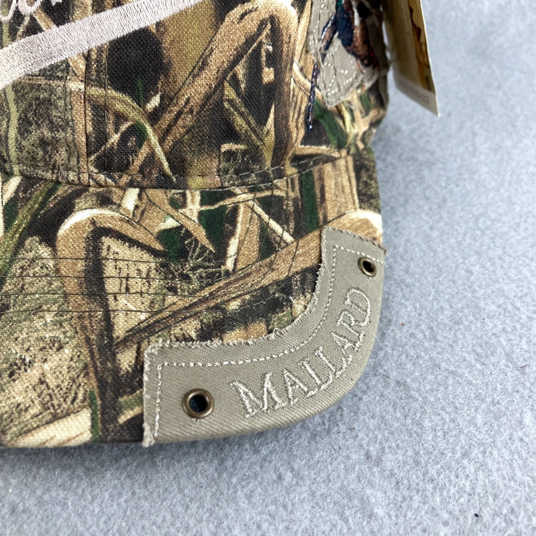 Vintage MOSSY OAK Hat BaseBall Cap Mens One Size Brown Camouflage Adjustable Canvas Cotton Outdoor Hunting Family Camping 90s Theme Size ONE SIZE - 3 Thumbnail