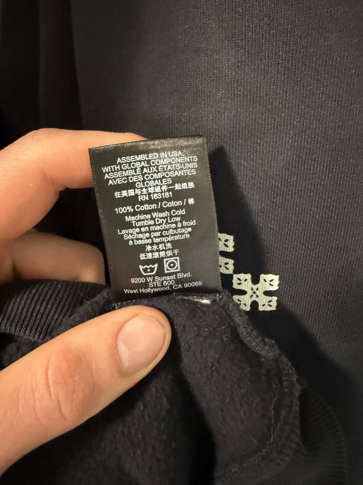 Rhude RHUDE CROSS ZIPPER HOODIE Size US XL / EU 56 / 4 - 12 Thumbnail