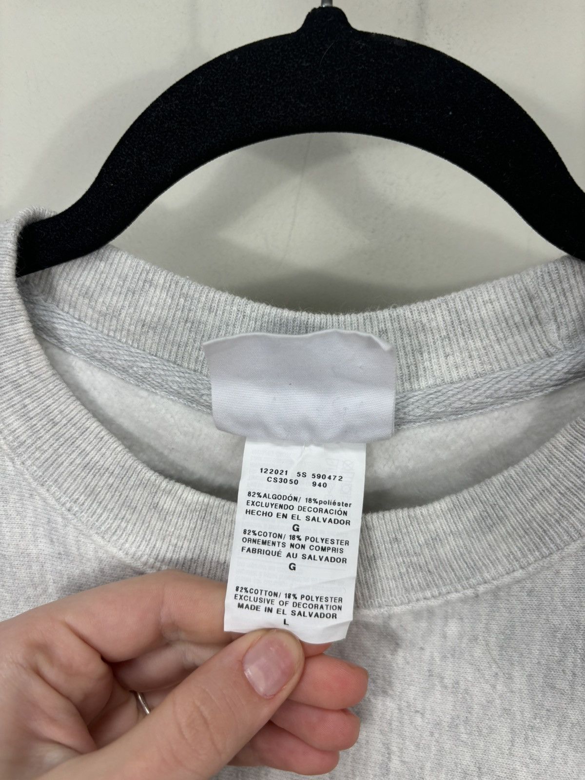 Champion Vintage Champion Reverse Weave Syracuse Gray Sweatshirt Size US L / EU 52-54 / 3 - 9 Thumbnail