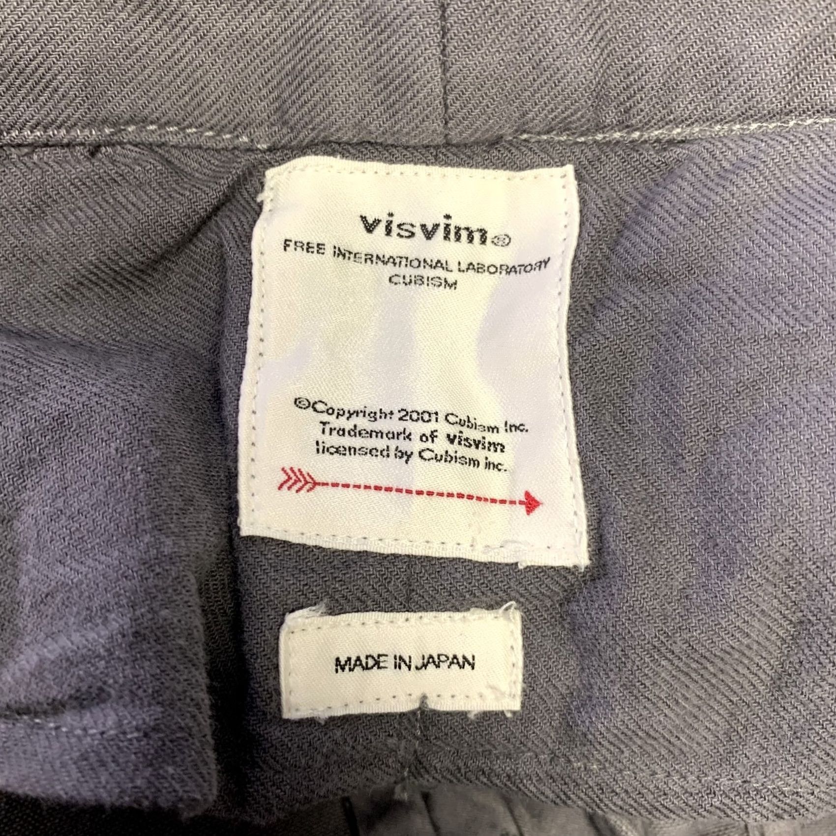 Visvim VISVIM Size L Grey Distressed Cotton Button Fly Casual Pants Mens Size US 33 - 6 Thumbnail
