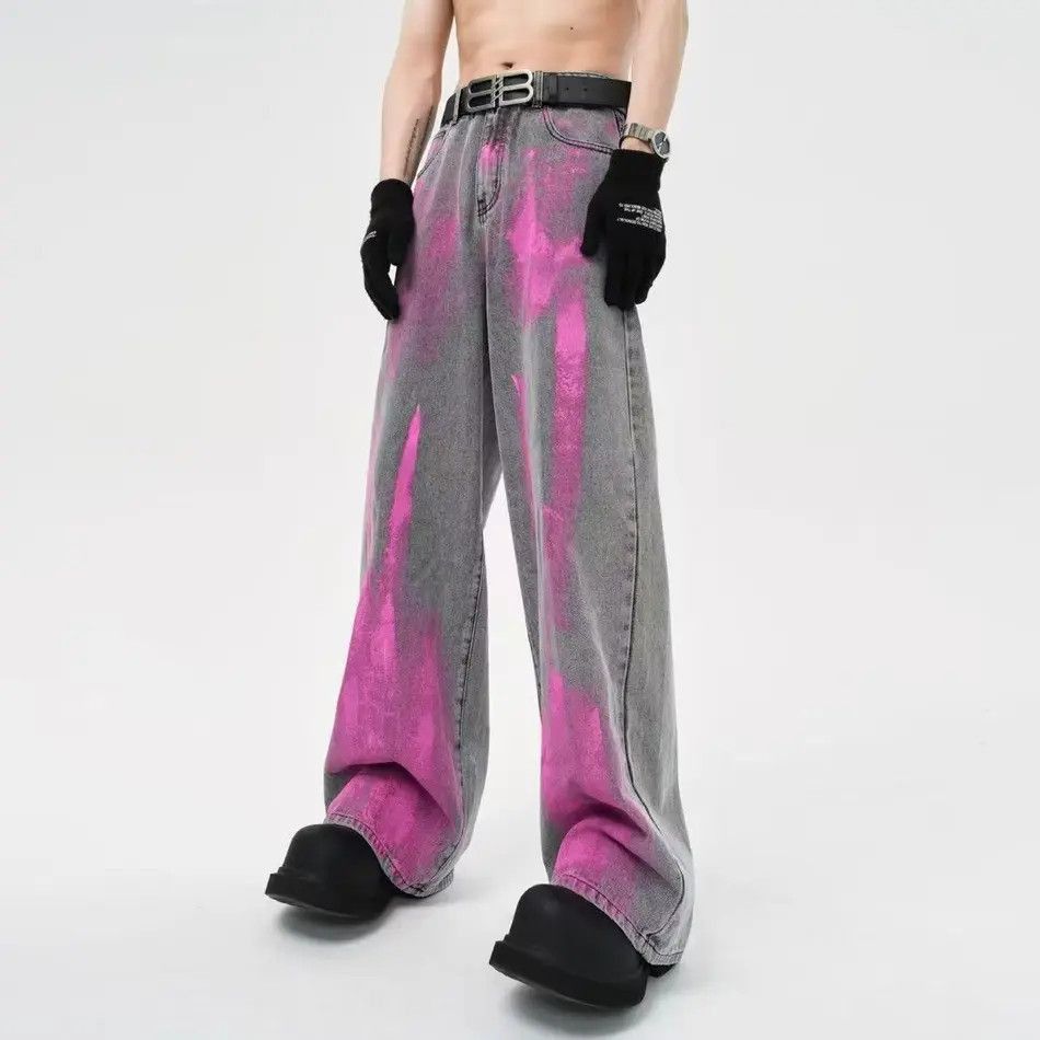Japanese Brand vibe vintage hipster wasteland style coated jeans Size US 30 / EU 46 - 4 Thumbnail