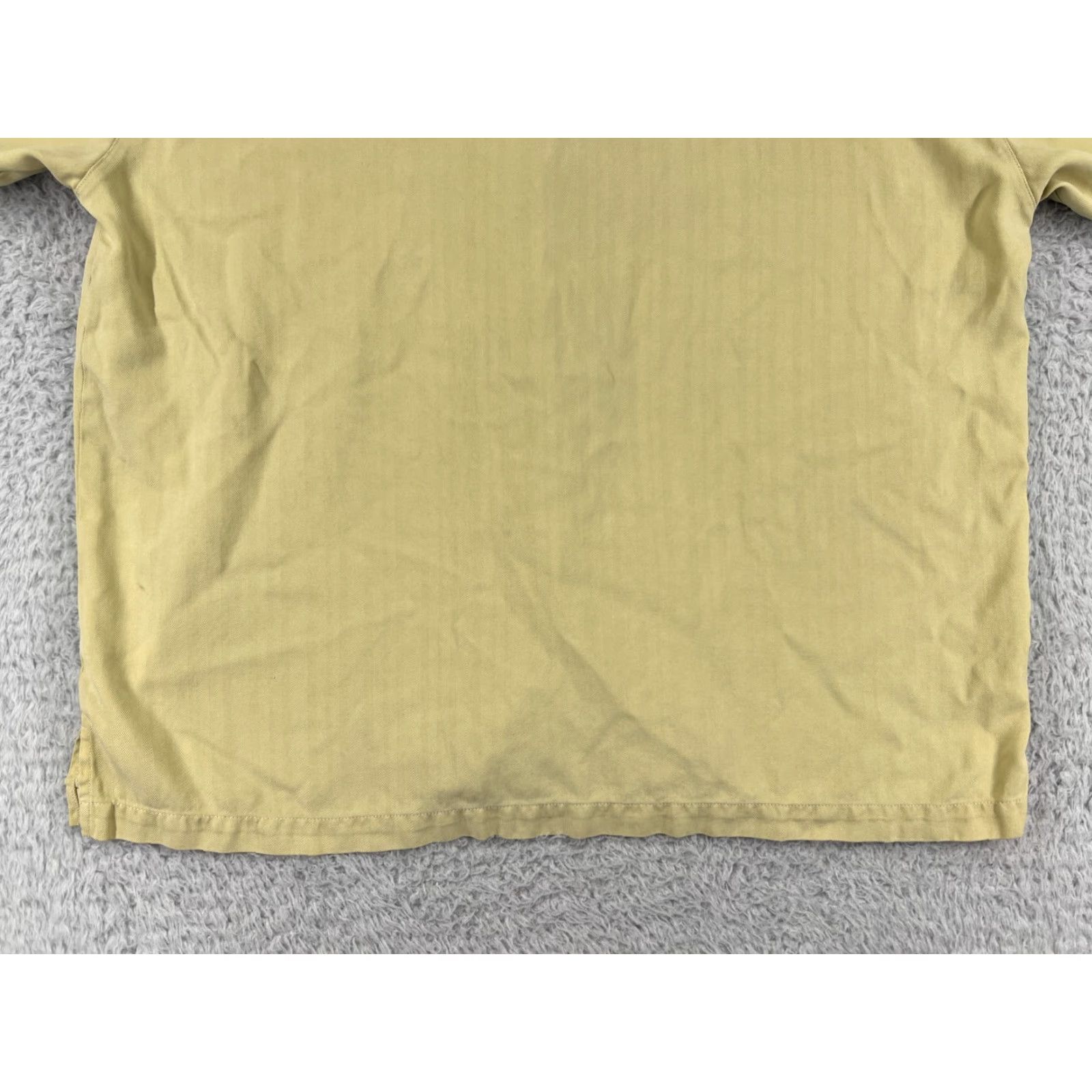 Tommy Bahama Tommy Bahama Shirt Mens XL Yellow Stripe Silk Button-Up Hawaiian Camp Hawaii Aloha Resort Beach Vacation Shirt Mens Size US XL / EU 56 / 4 - 6 Thumbnail