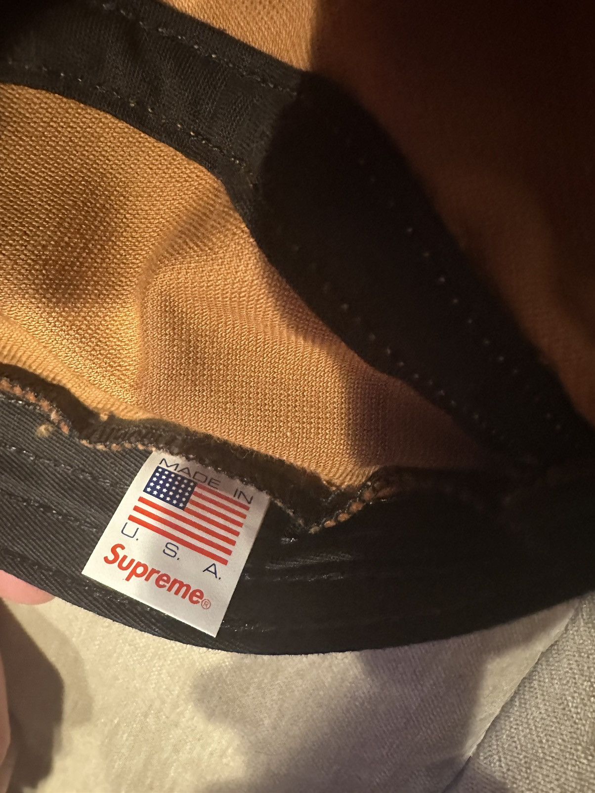 Supreme Supreme Velvet Camp Cap Orange Size ONE SIZE - 6 Thumbnail