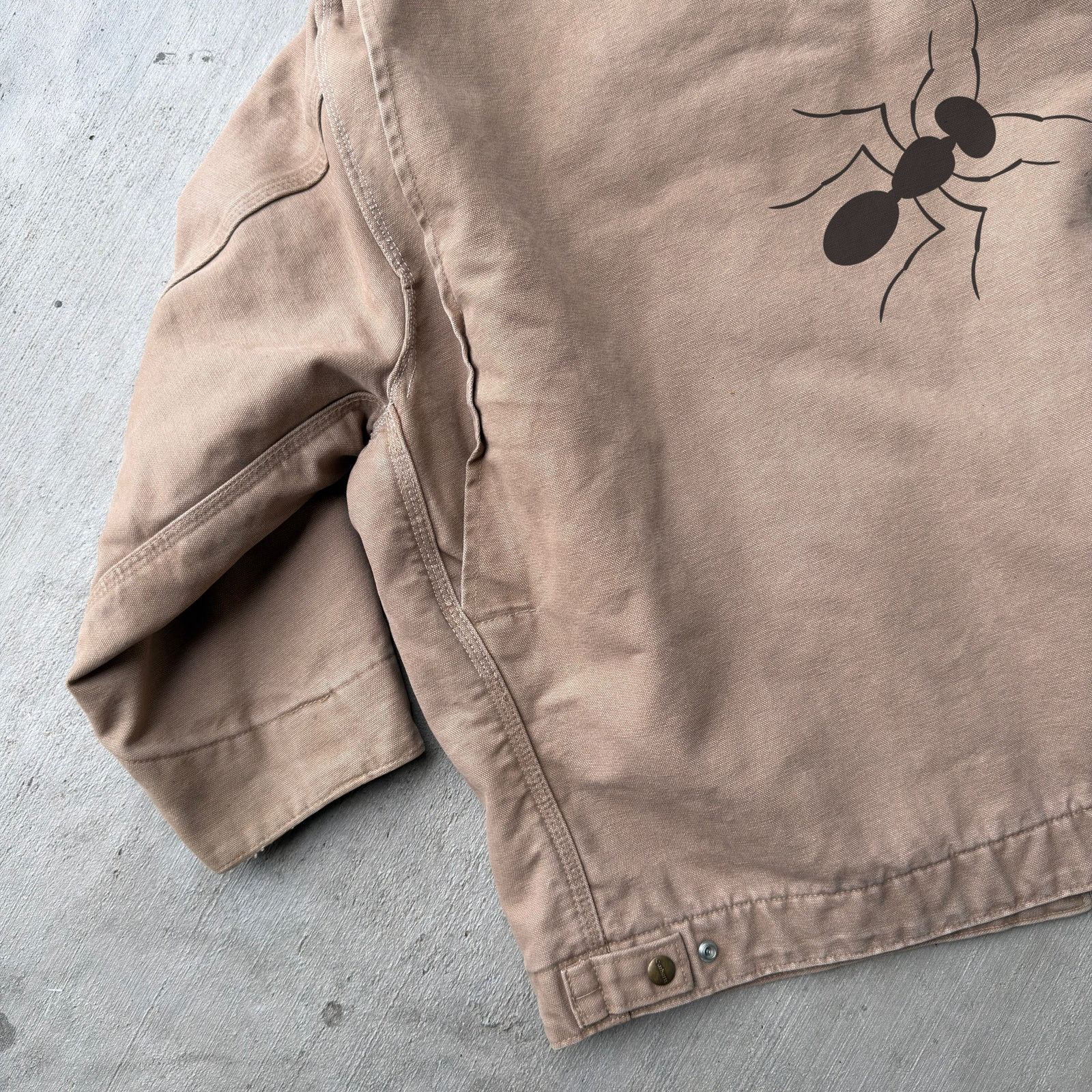 Carhartt × Vintage Carhartt ALTERED J146 SDL brown Detroit work wear jacket Size US XL / EU 56 / 4 - 7 Thumbnail