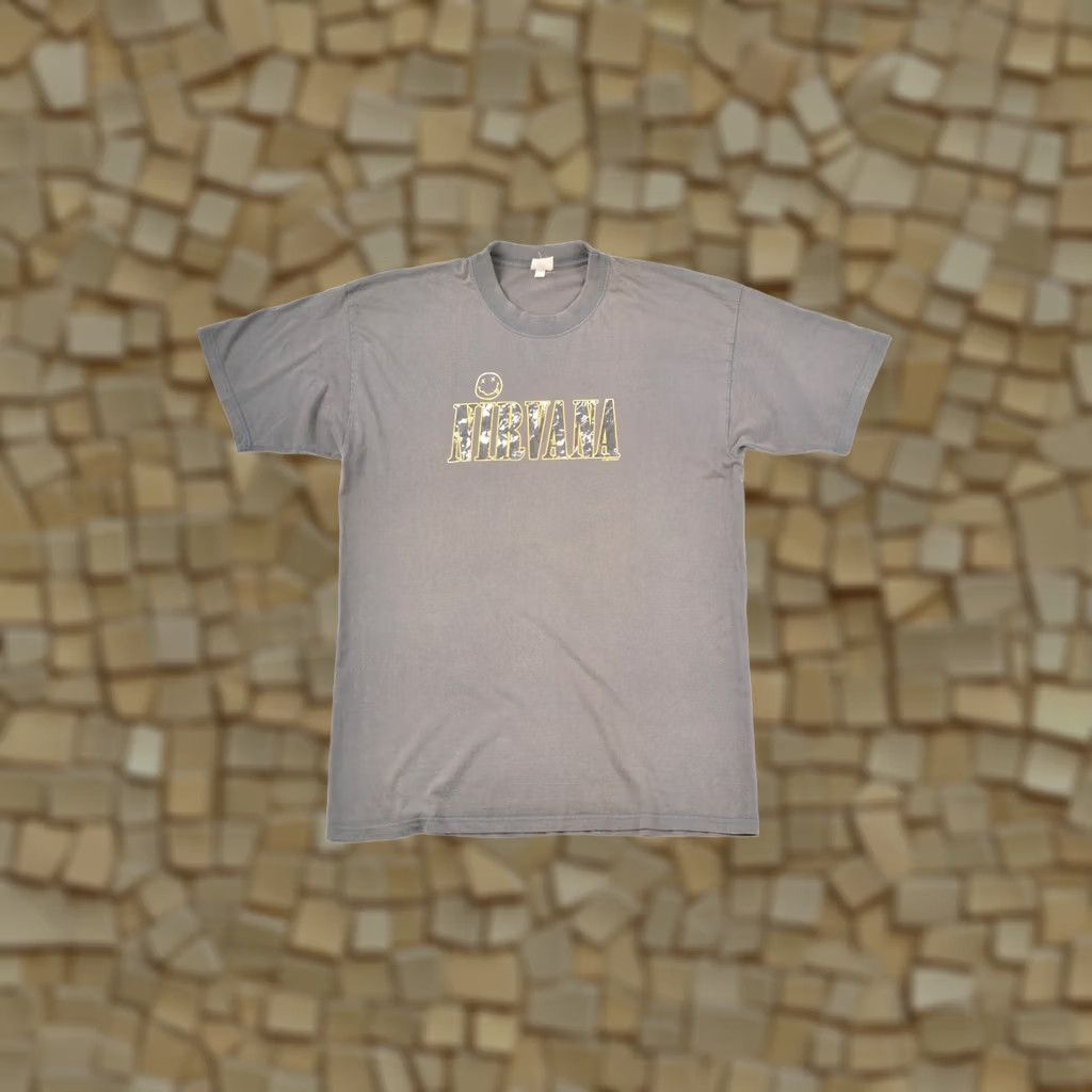 Vintage J's Classic Nirvana 1997 Vintage T-Shirt Tee 90s Band Music Mens Shirt L Gray Size US L / EU 52-54 / 3 - 1 Thumbnail