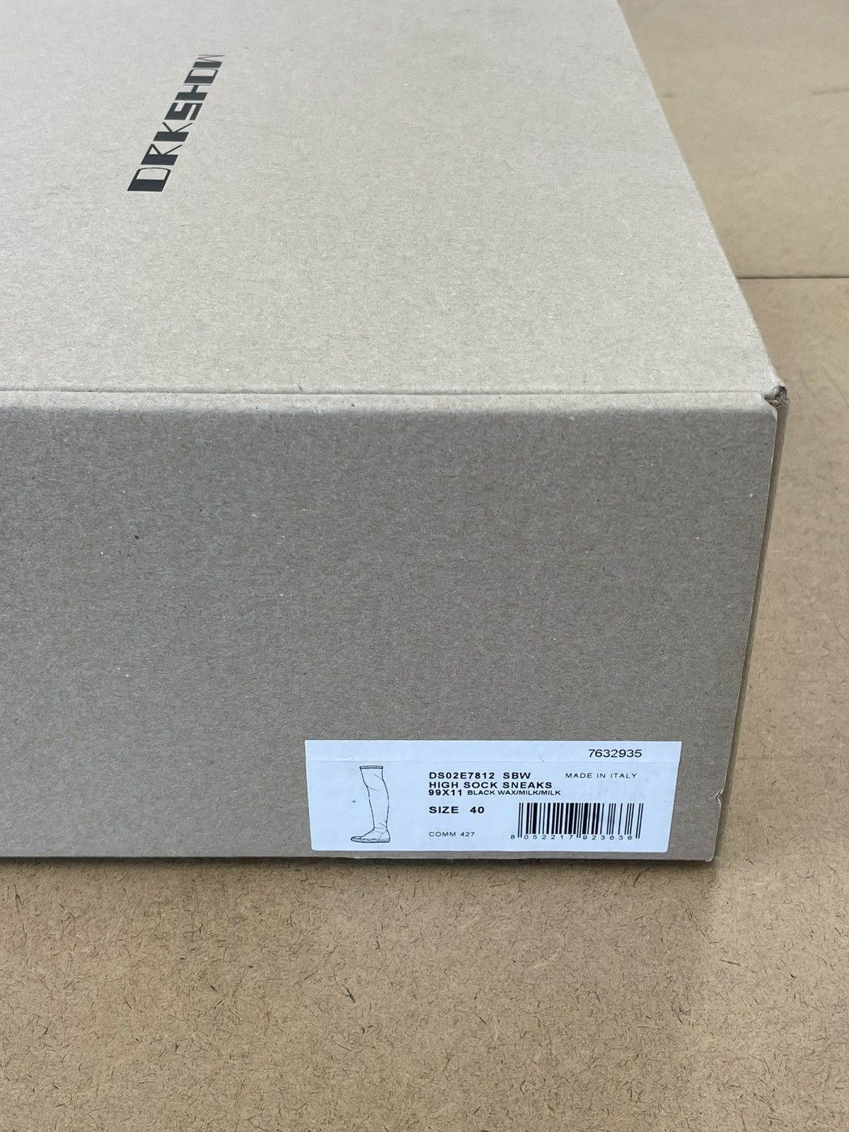 Rick Owens Drkshdw Rick Owen’s drkshdw sock ramone Size US 7.5 / EU 40-41 - 10 Thumbnail