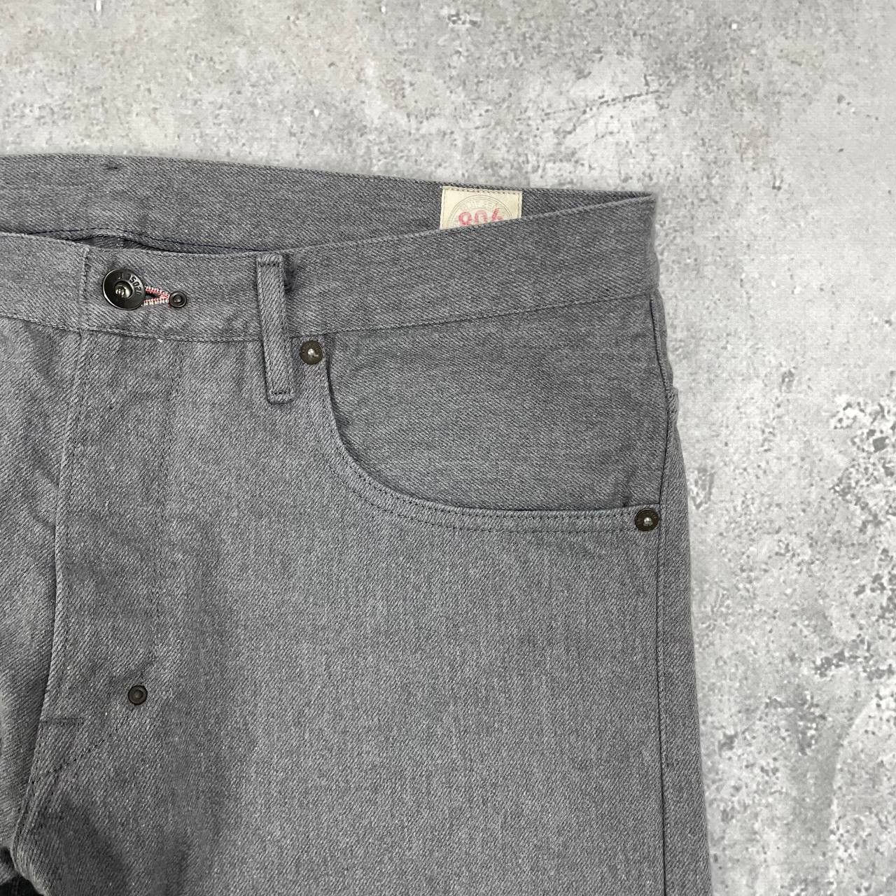 Other IMJIT 35020 Selvage Denim Jeans Gray Size W33 L36 Size US 35 - 10 Thumbnail