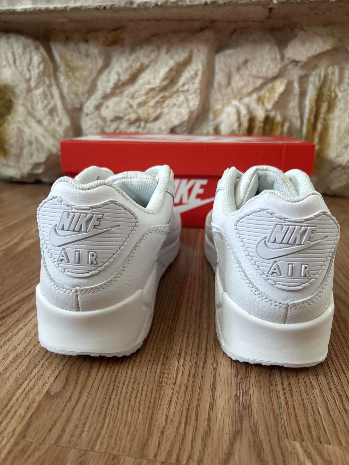 Nike Nike Air Max 90 LTR White Size US 9.5 / EU 42-43 - 4 Thumbnail