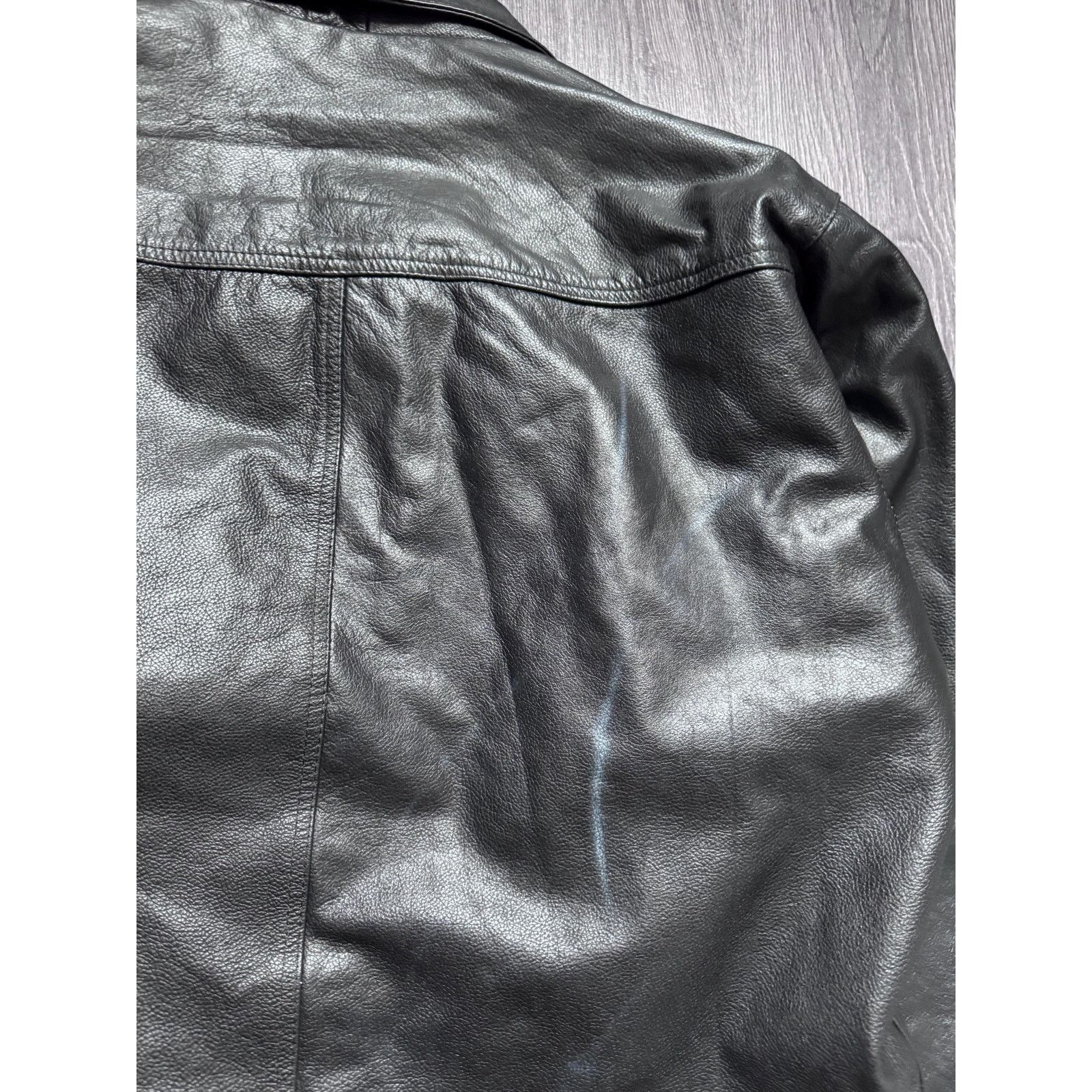 Vintage Black Donna Vintage Real Leather Biker Jacket Size US L / EU 52-54 / 3 - 9 Thumbnail