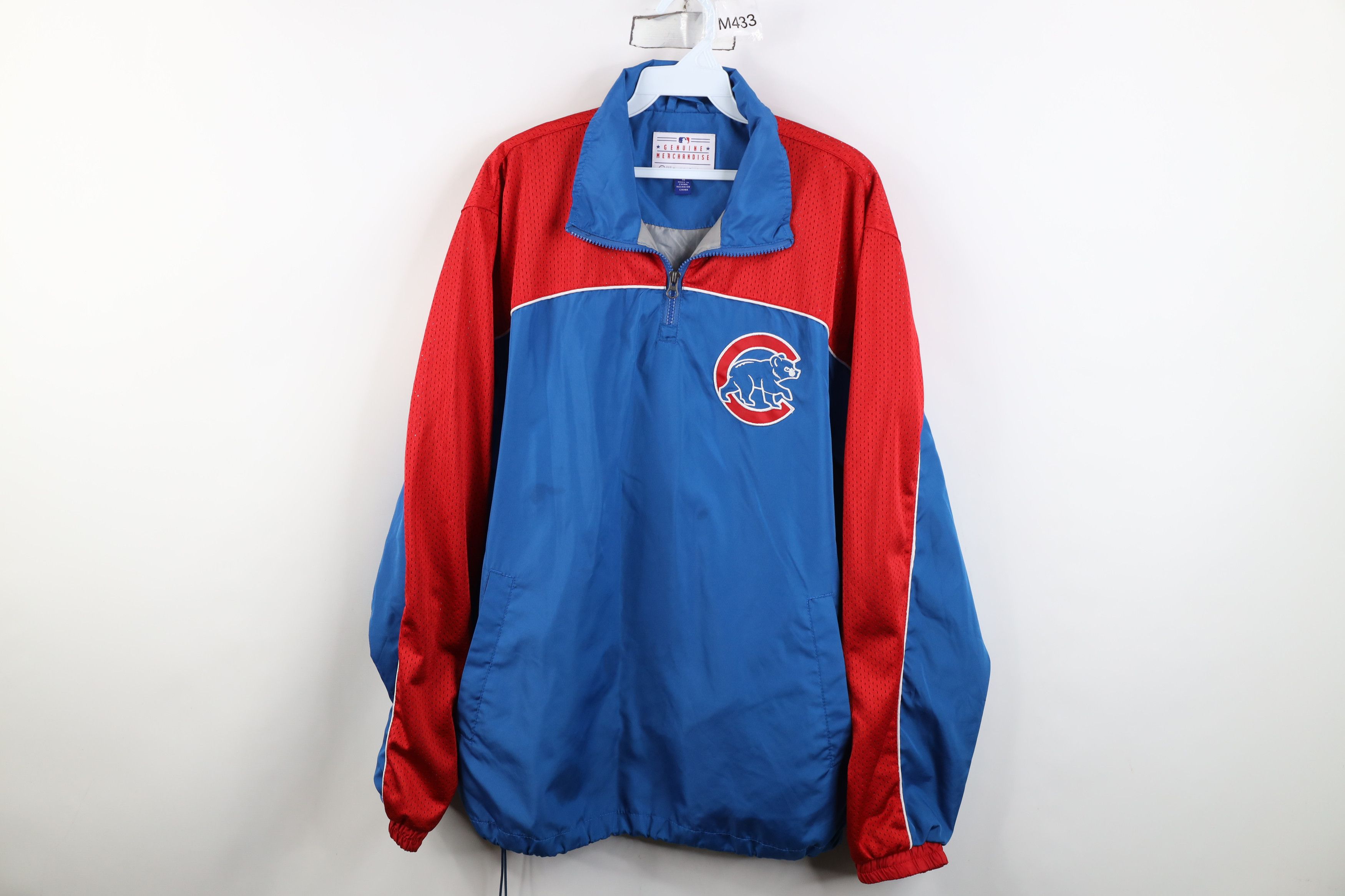 Vintage Vintage Chicago Cubs Football Pullover Windbreaker Jacket Size US M / EU 48-50 / 2 - 1 Thumbnail