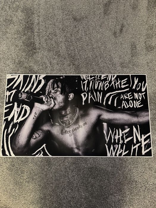 Vintage Very Rare XXXTentacion Revenge Poster | Grailed