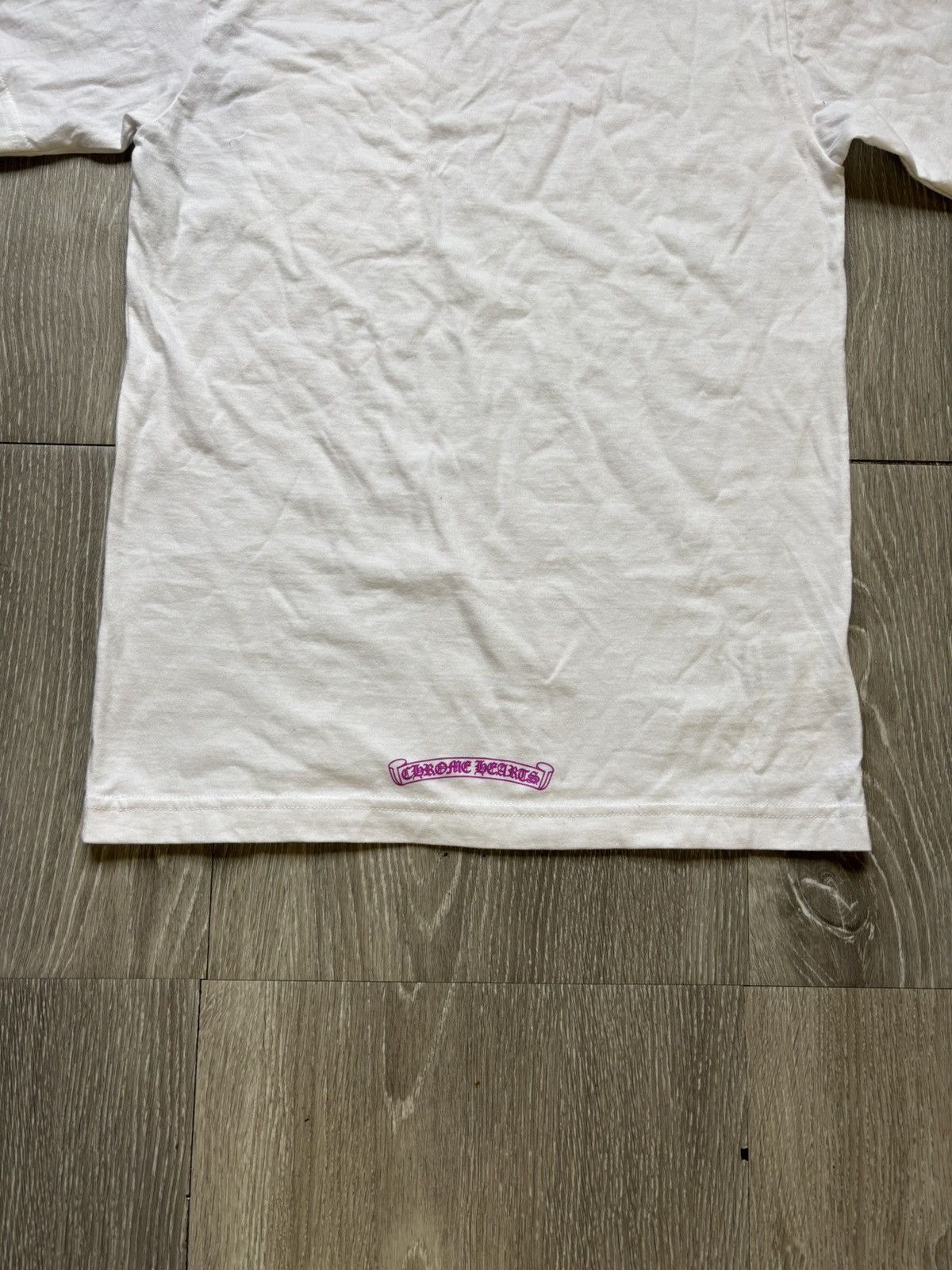 Chrome Hearts Chrome Hearts Purple Neck Logo Tee Size US S / EU 44-46 / 1 - 7 Thumbnail