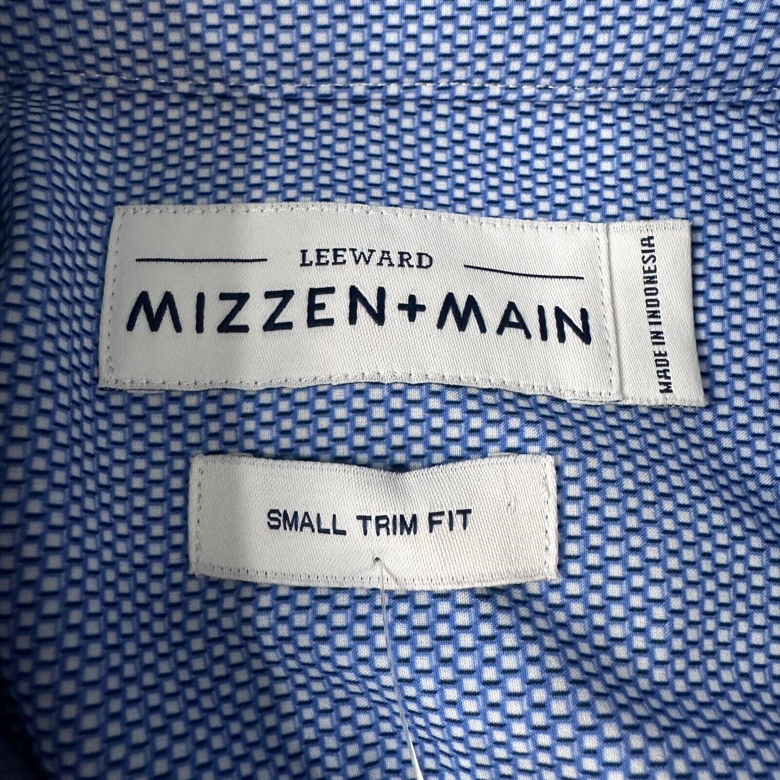 Mizzen+Main Mizzen Main McClane Shirt Mens Small Light Blue Long Sleeve Size US S / EU 44-46 / 1 - 8 Thumbnail