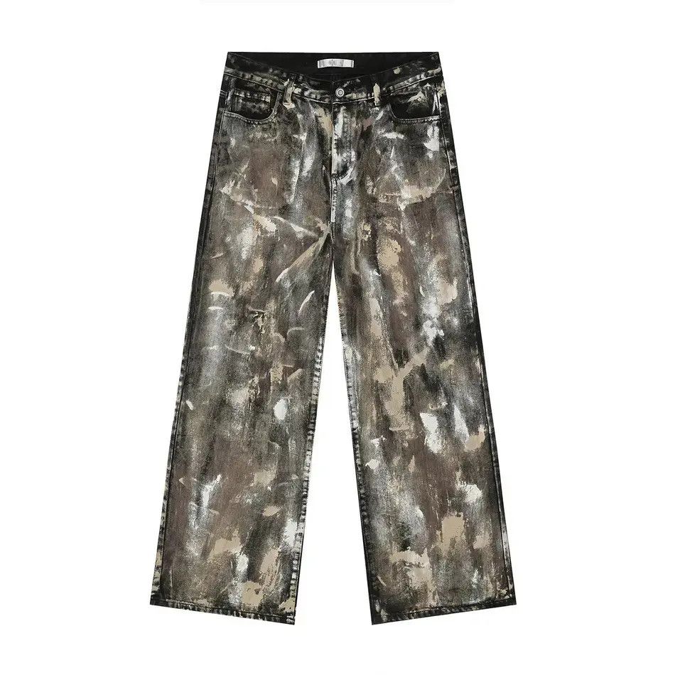 Japanese Brand Retro loose camouflage casual jeans Size US 32 / EU 48 - 5 Thumbnail
