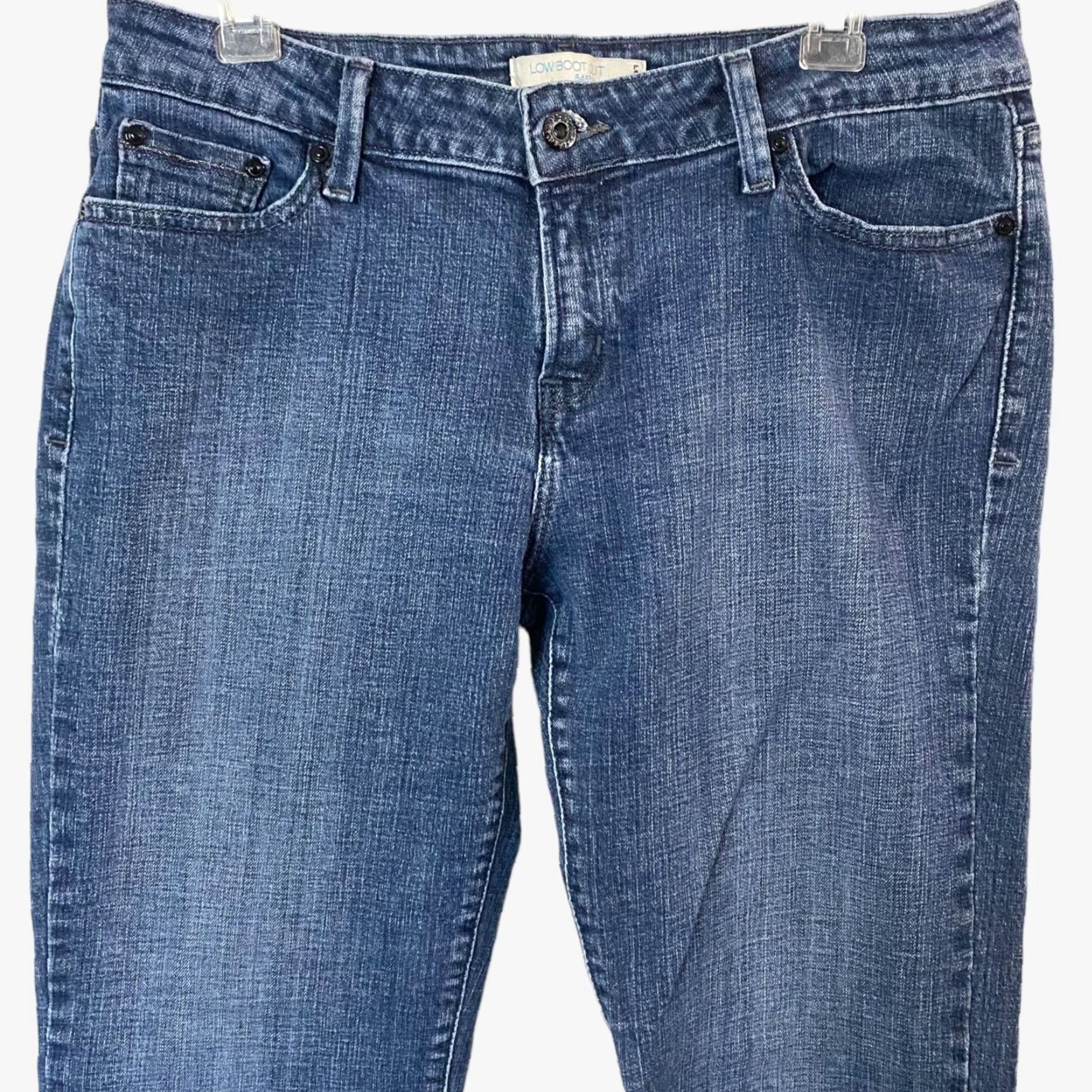 Levi's VINTAGE Levi's 545 Bootcut Jeans Womens 14 Blue Denim Flap Pockets Stretch 90s Size 36" / US 14 / IT 50 - 5 Thumbnail