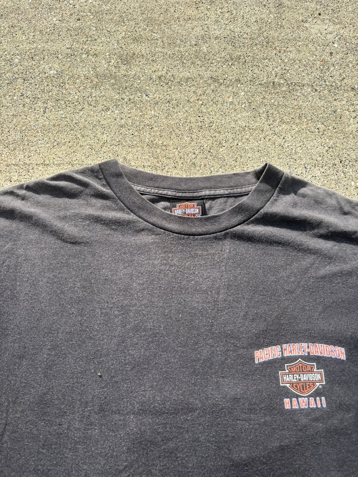 Harley Davidson Vintage 2003 Harley Davidson Hawaii Faded Tee Size US XL / EU 56 / 4 - 2 Thumbnail