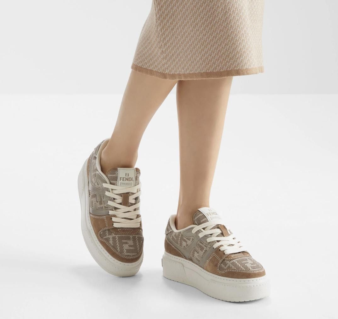 Fendi FENDI MATCH SNEAKERS SIZE 38 Size ONE SIZE - 4 Thumbnail
