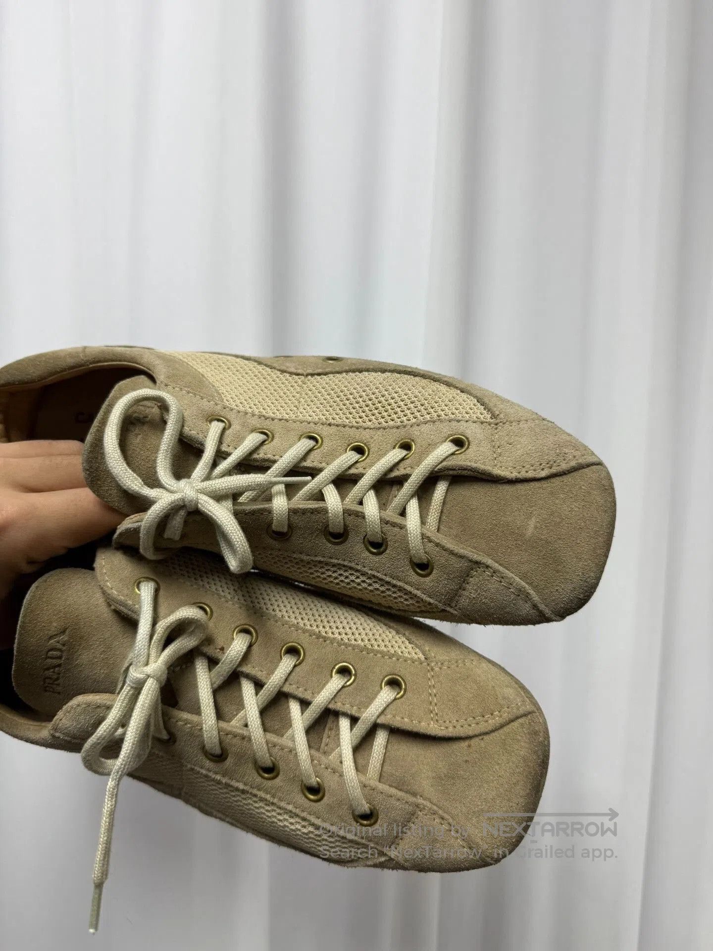 Prada PRADA Suede Racing Shoes Size 43. Size US 10 / EU 43 - 7 Thumbnail