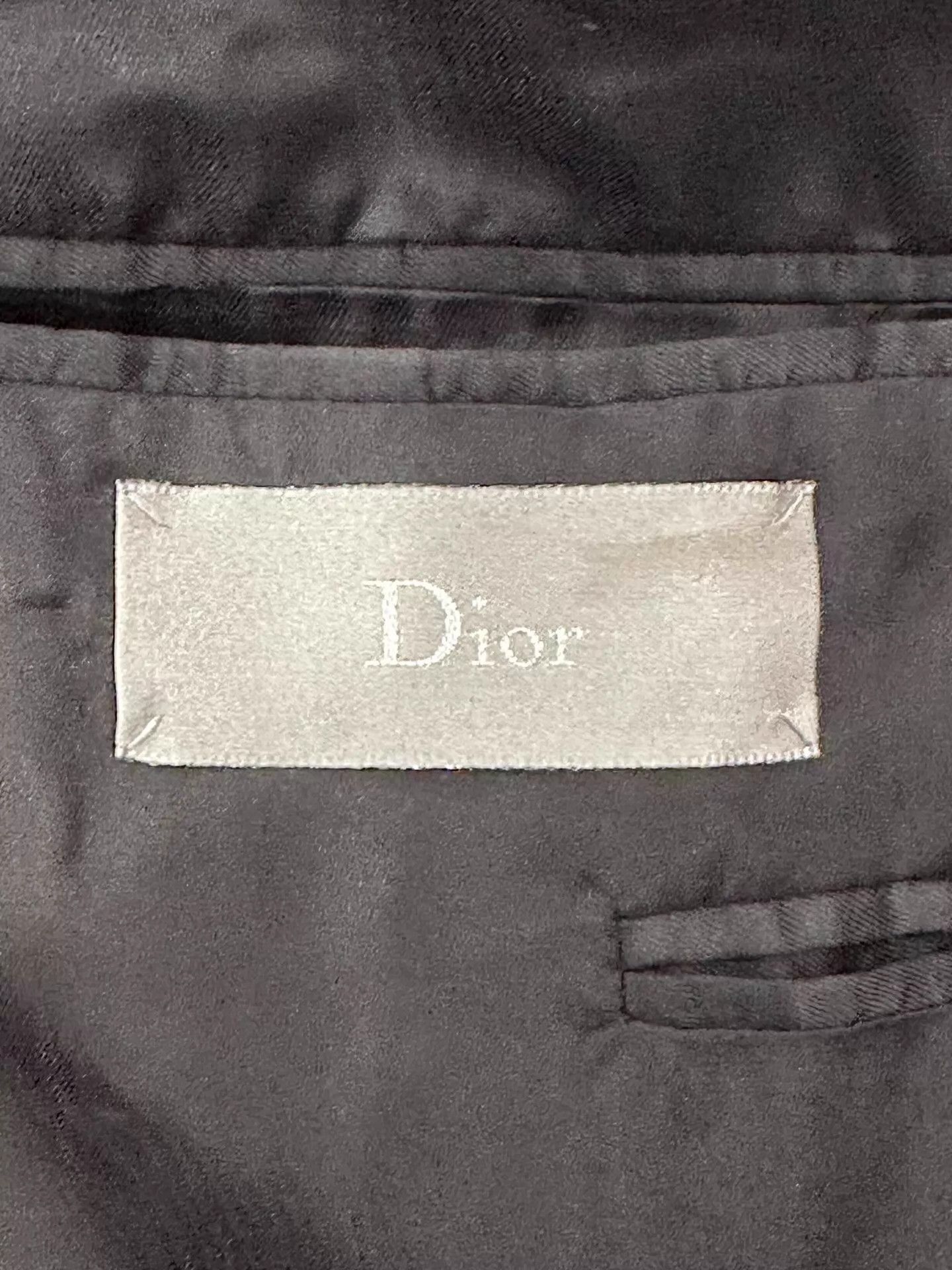 Dior Black Single-Breasted Blazer Size US XXS / EU 40 - 5 Thumbnail