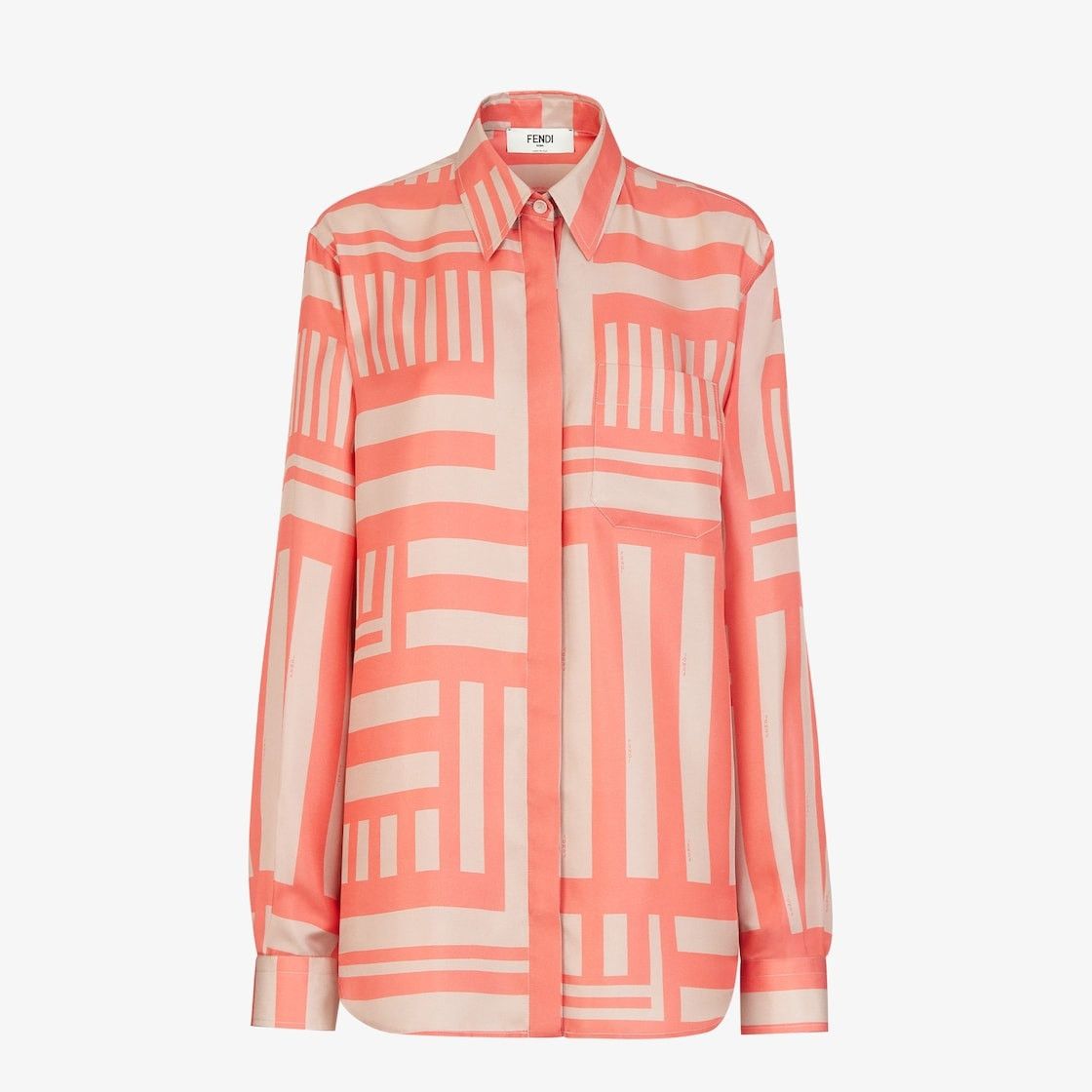Fendi o1s1wg110525 Shirts in Red Size S / US 4 / IT 40 - 1 Thumbnail