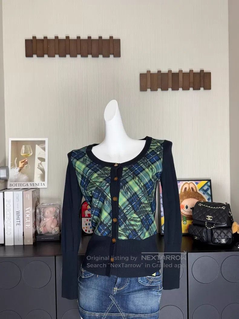 Vivienne Westwood Vivienne Westwood Graffiti Cardigan Vintage Size M / US 6-8 / IT 42-44 - 1 Thumbnail
