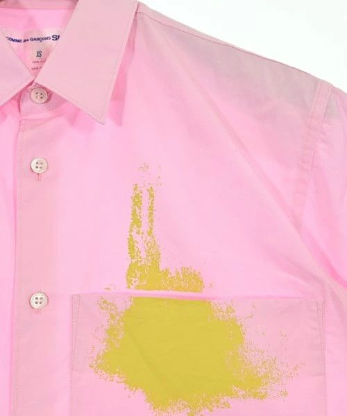 Comme des Garcons SHIRT Shirt Paint Design Cotton Short Sleeve Size US XS / EU 42 / 0 - 5 Thumbnail