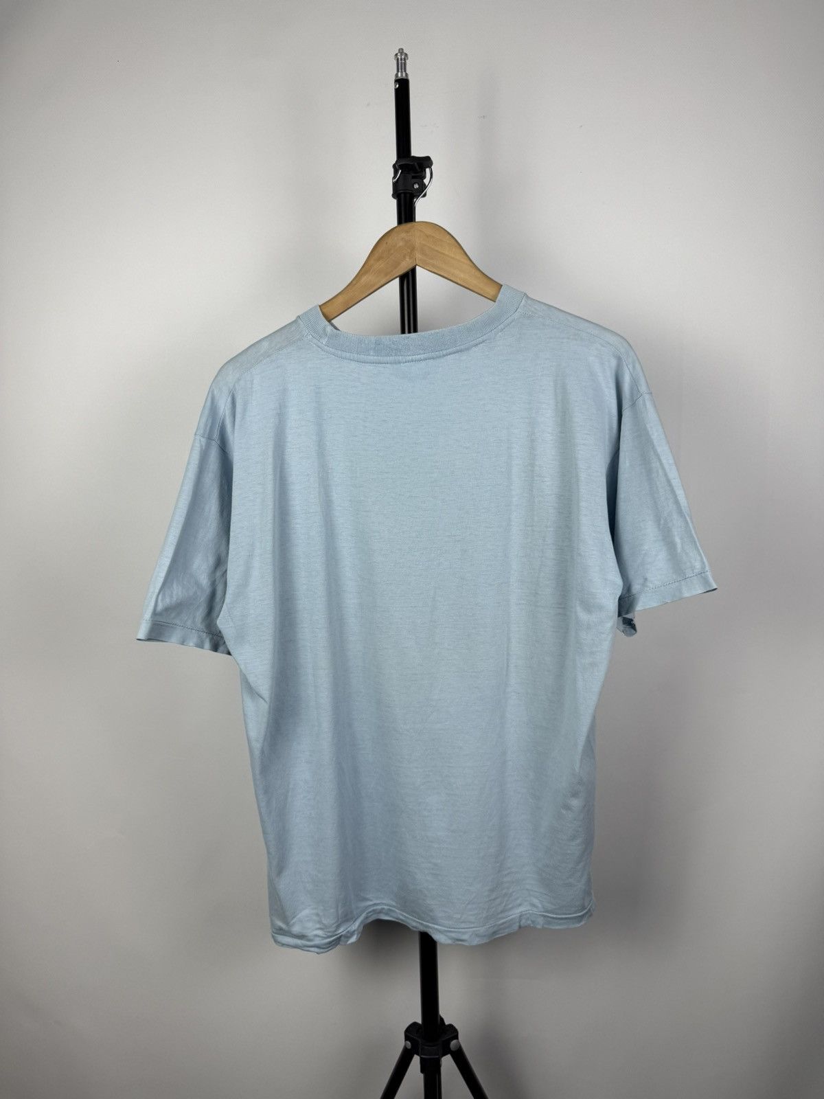 Japanese Brand × Vintage Vintage 80s Japanese Style Faded Blank Tee shirt Y2K rare Size US L / EU 52-54 / 3 - 5 Thumbnail