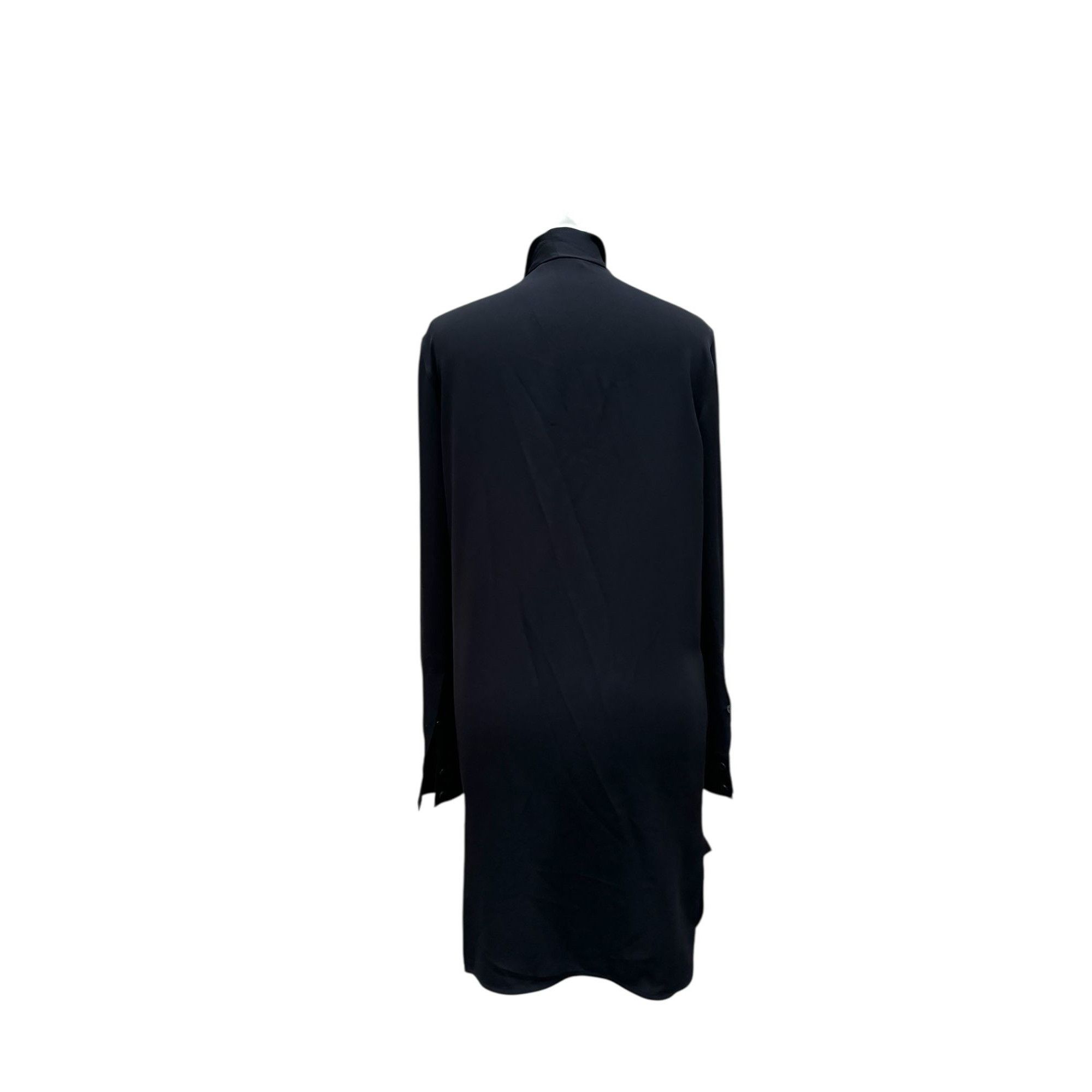 Celine Black Silk Scarf-Neck Dress Size S / US 4 / IT 40 - 3 Thumbnail